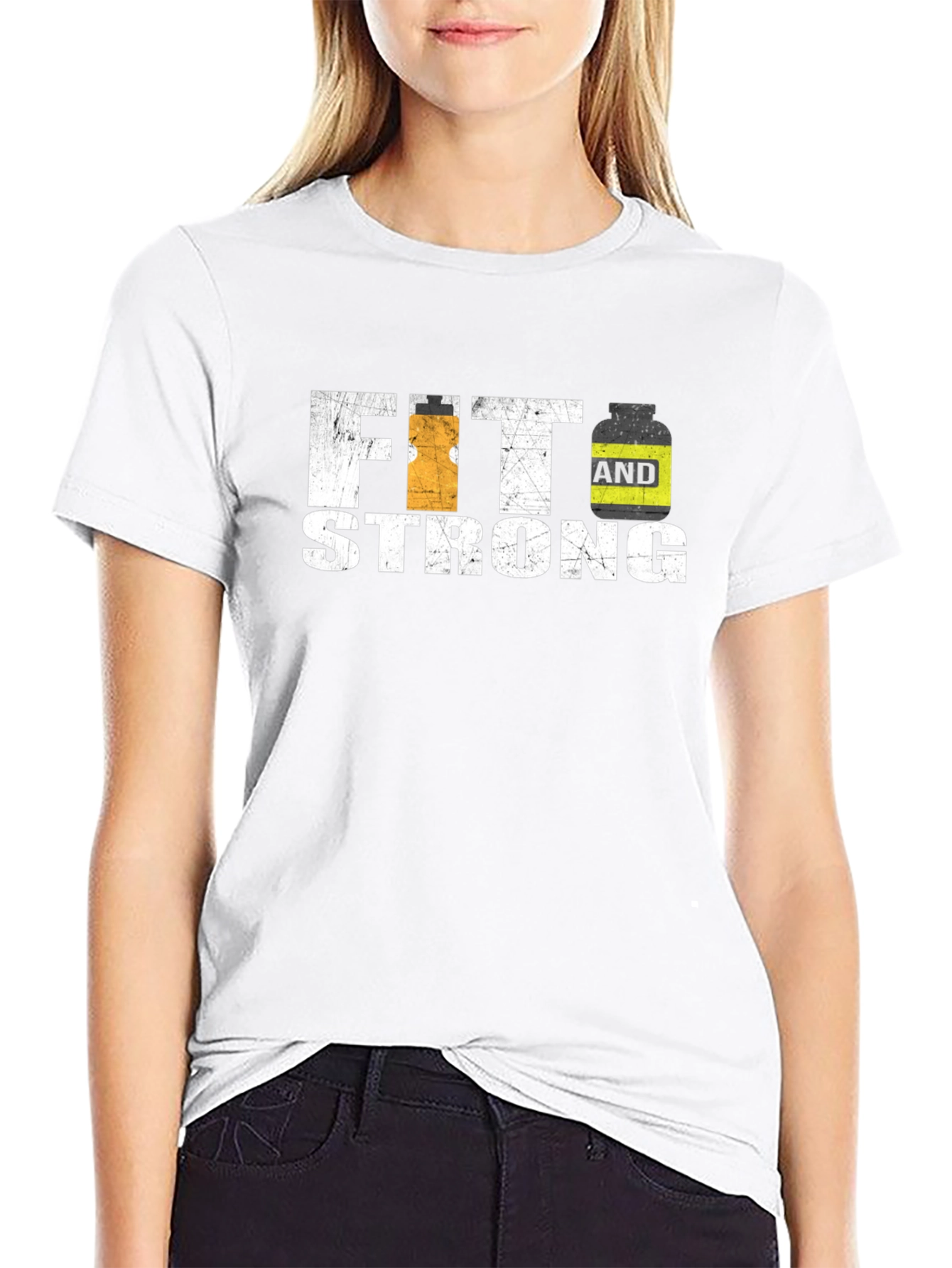 Fit and Strong Graphic T-Shirt