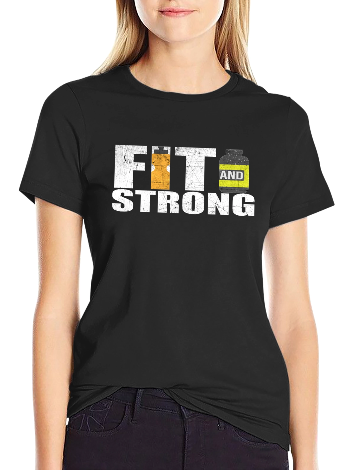 Fit and Strong Graphic T-Shirt
