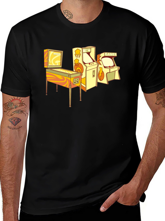 Retro Arcade Game T-Shirt - Vintage Style