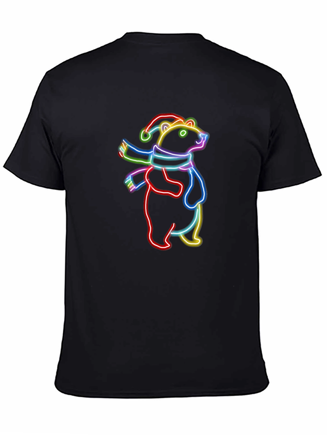 Neon Christmas Bear T-Shirt