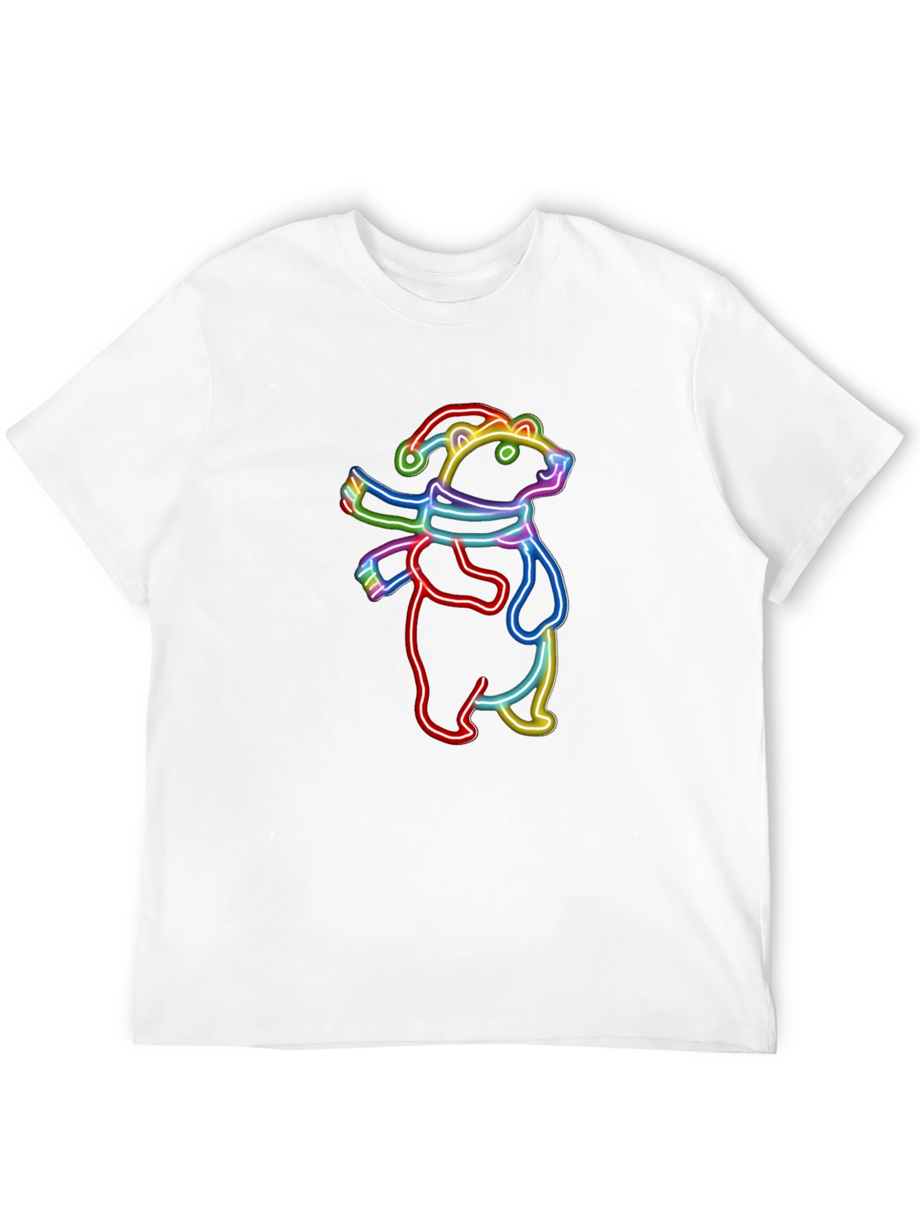 Neon Christmas Bear T-Shirt