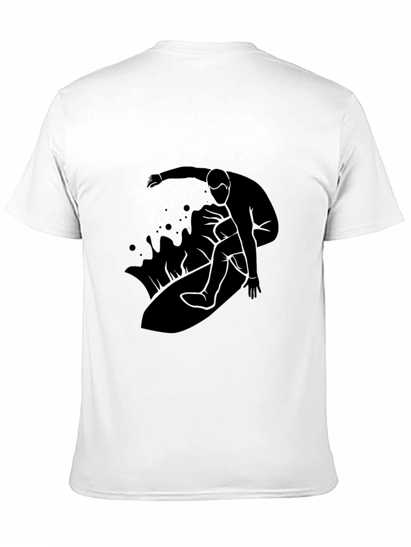 Mens Surfer Graphic Tee - Black