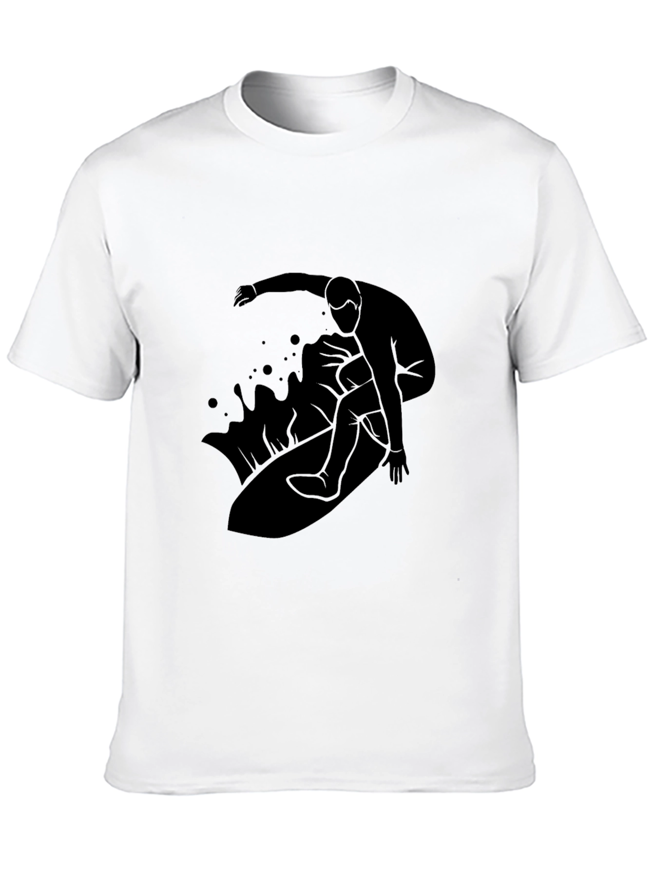 Mens Surfer Graphic Tee - Black