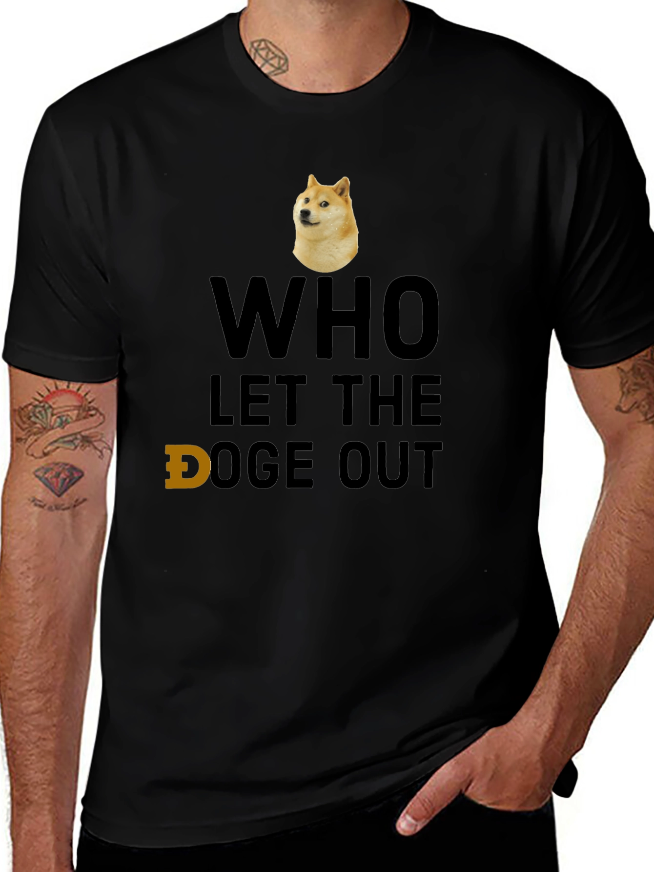 Who Let the Doge Out T-Shirt - Meme Shirt