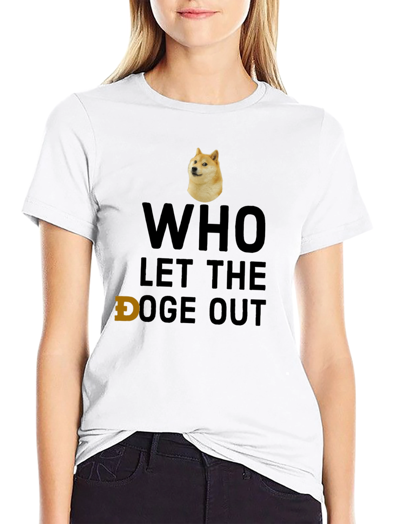 Who Let the Doge Out T-Shirt - Meme Shirt