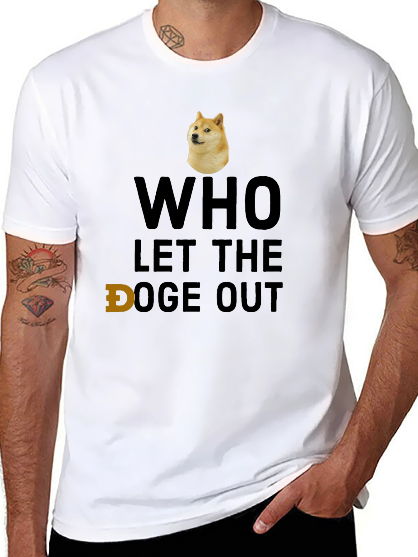 Who Let the Doge Out T-Shirt - Meme Shirt