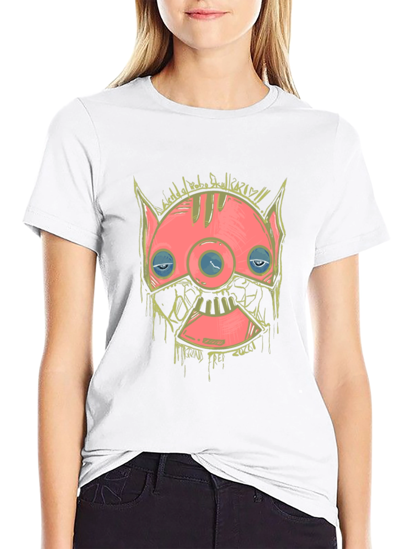 Robo Skull 2020 Graphic T-Shirt