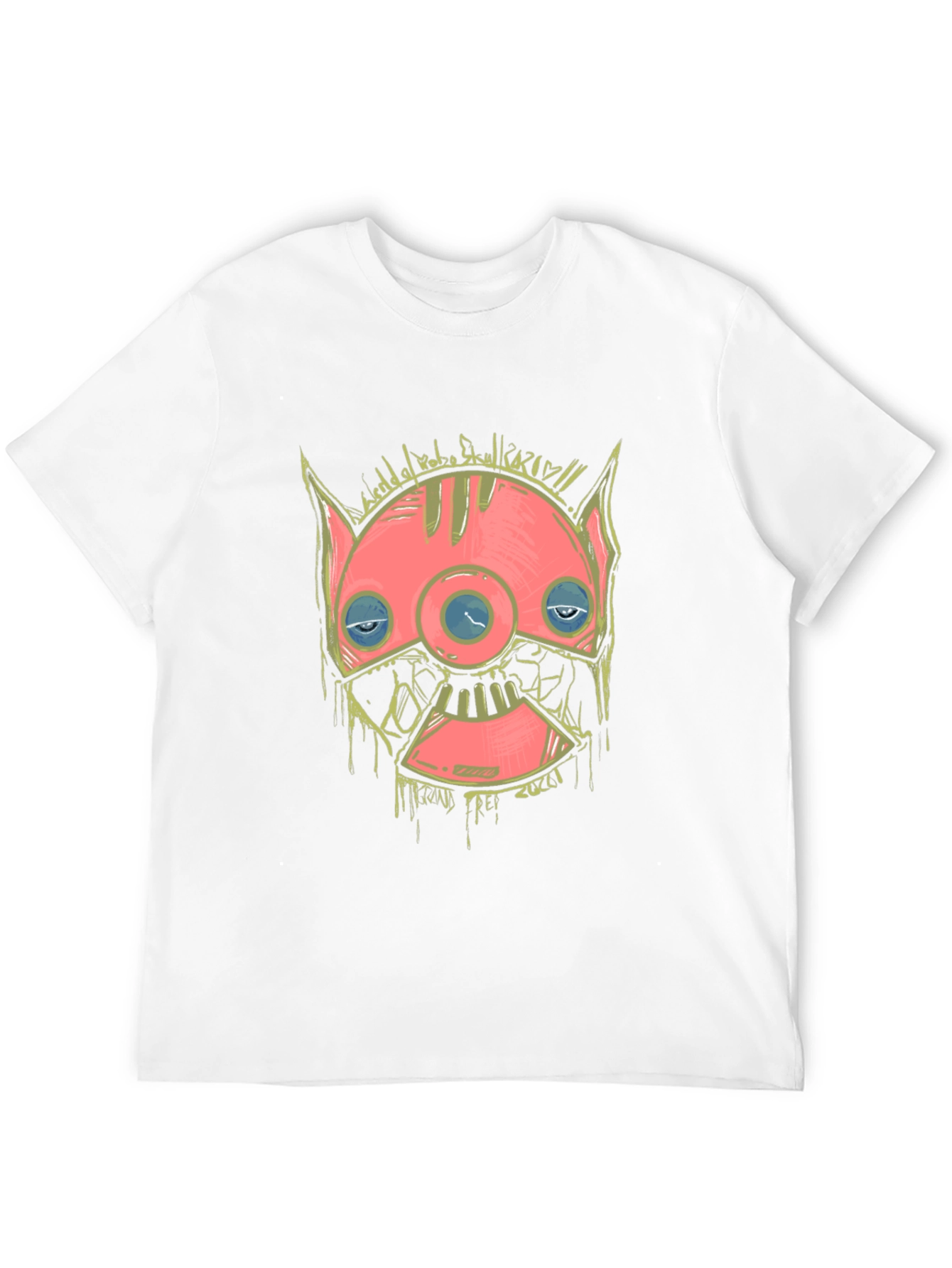 Robo Skull 2020 Graphic T-Shirt
