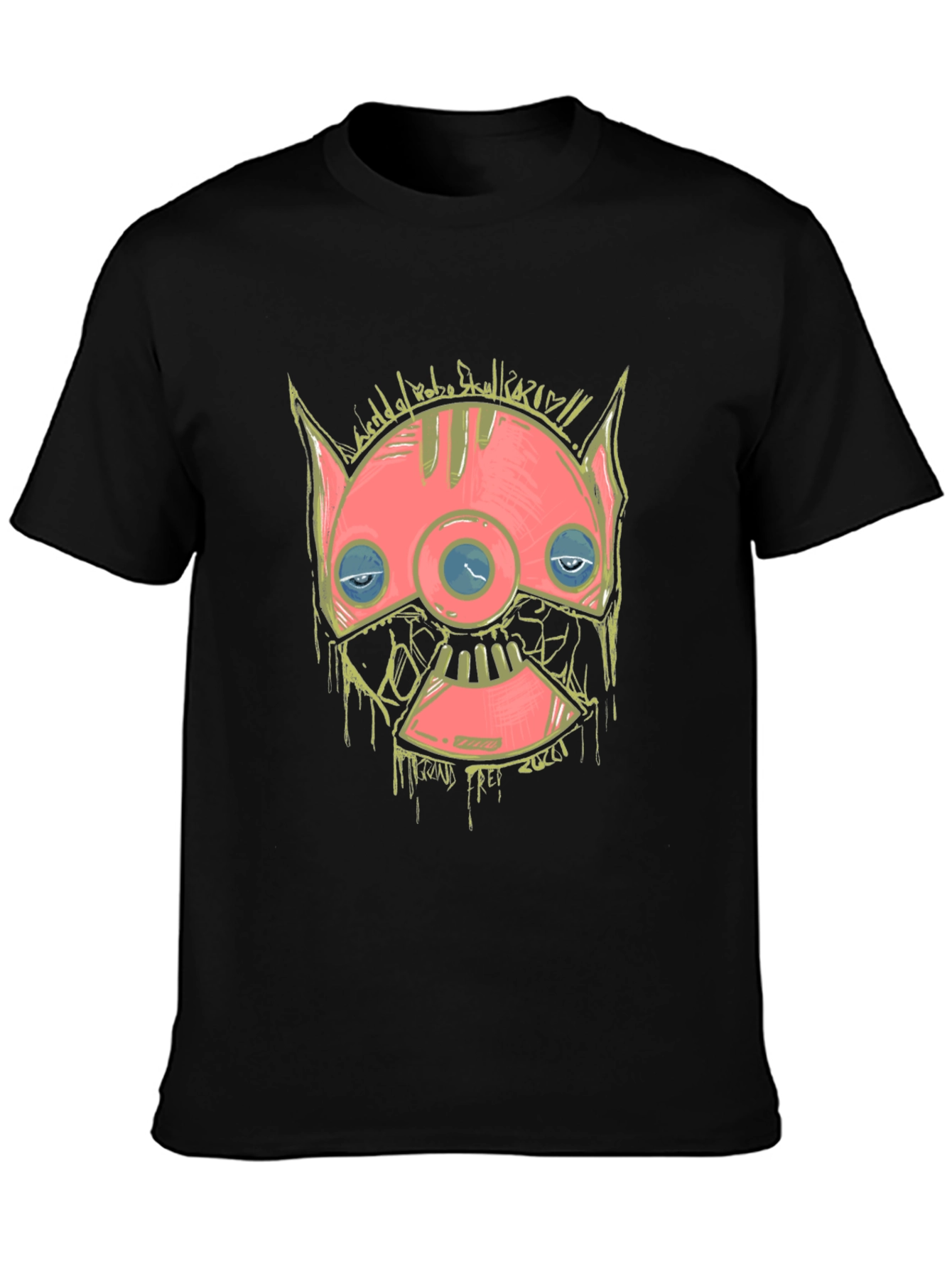 Robo Skull 2020 Graphic T-Shirt