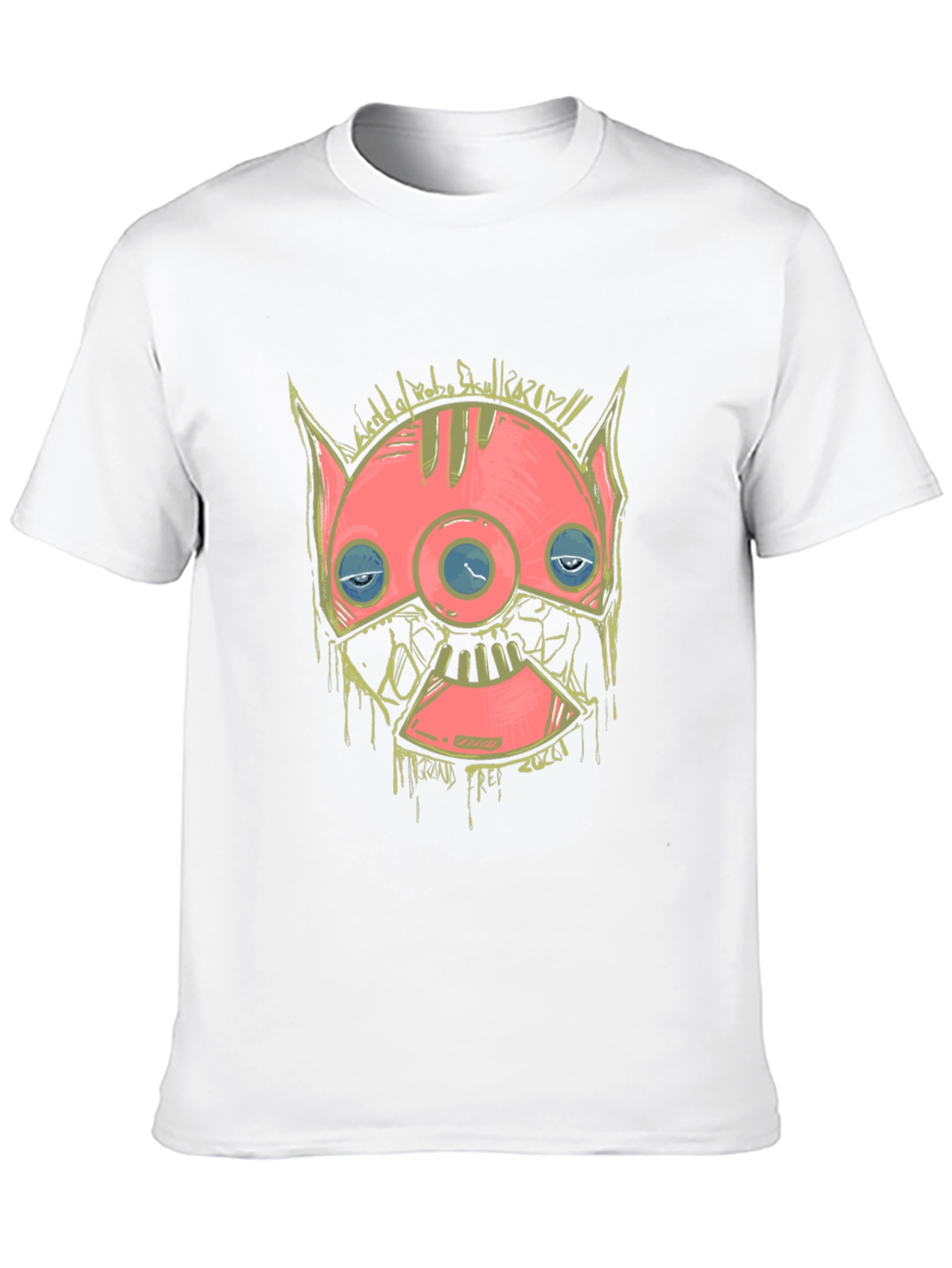 Robo Skull 2020 Graphic T-Shirt