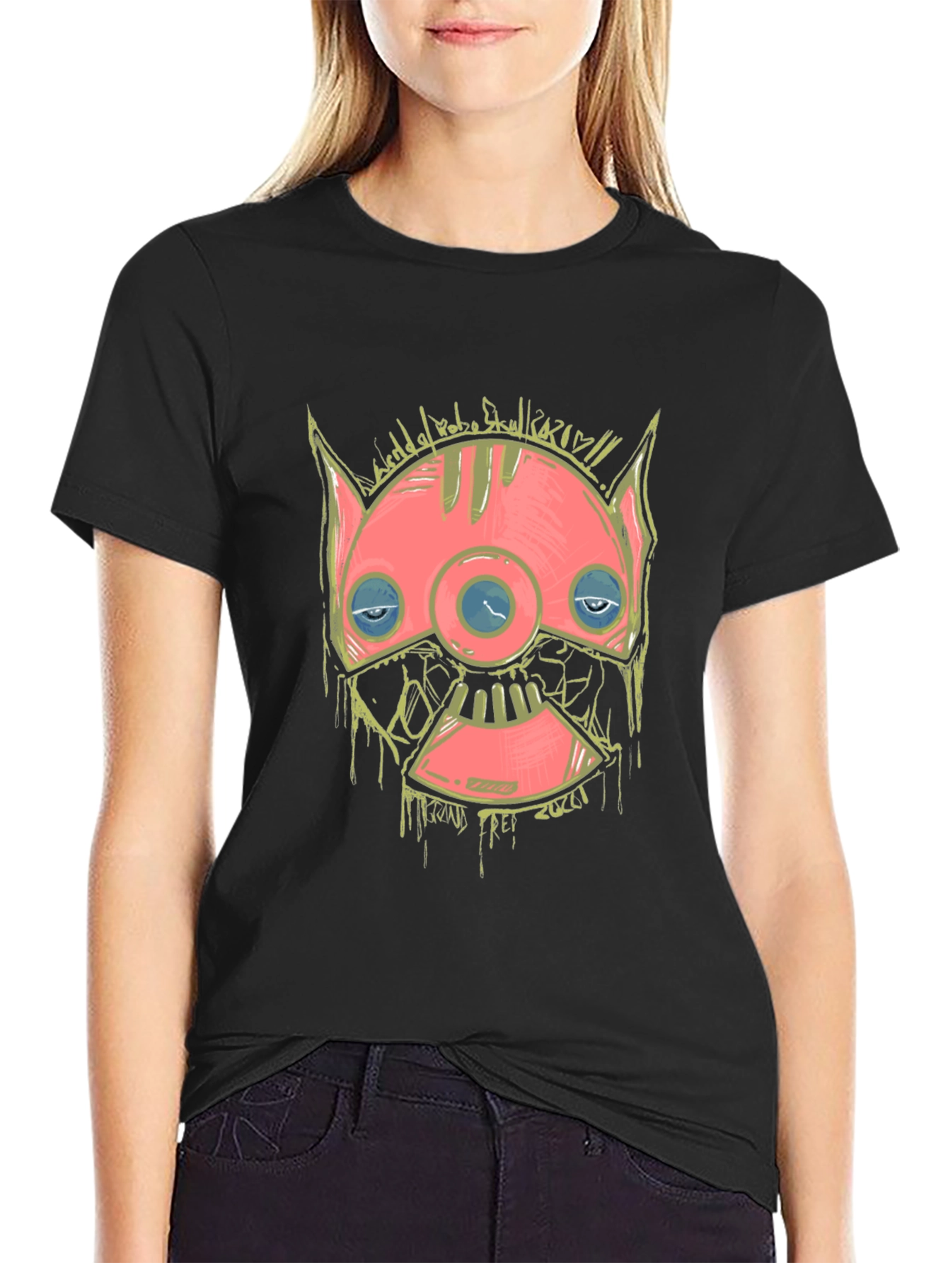 Robo Skull 2020 Graphic T-Shirt