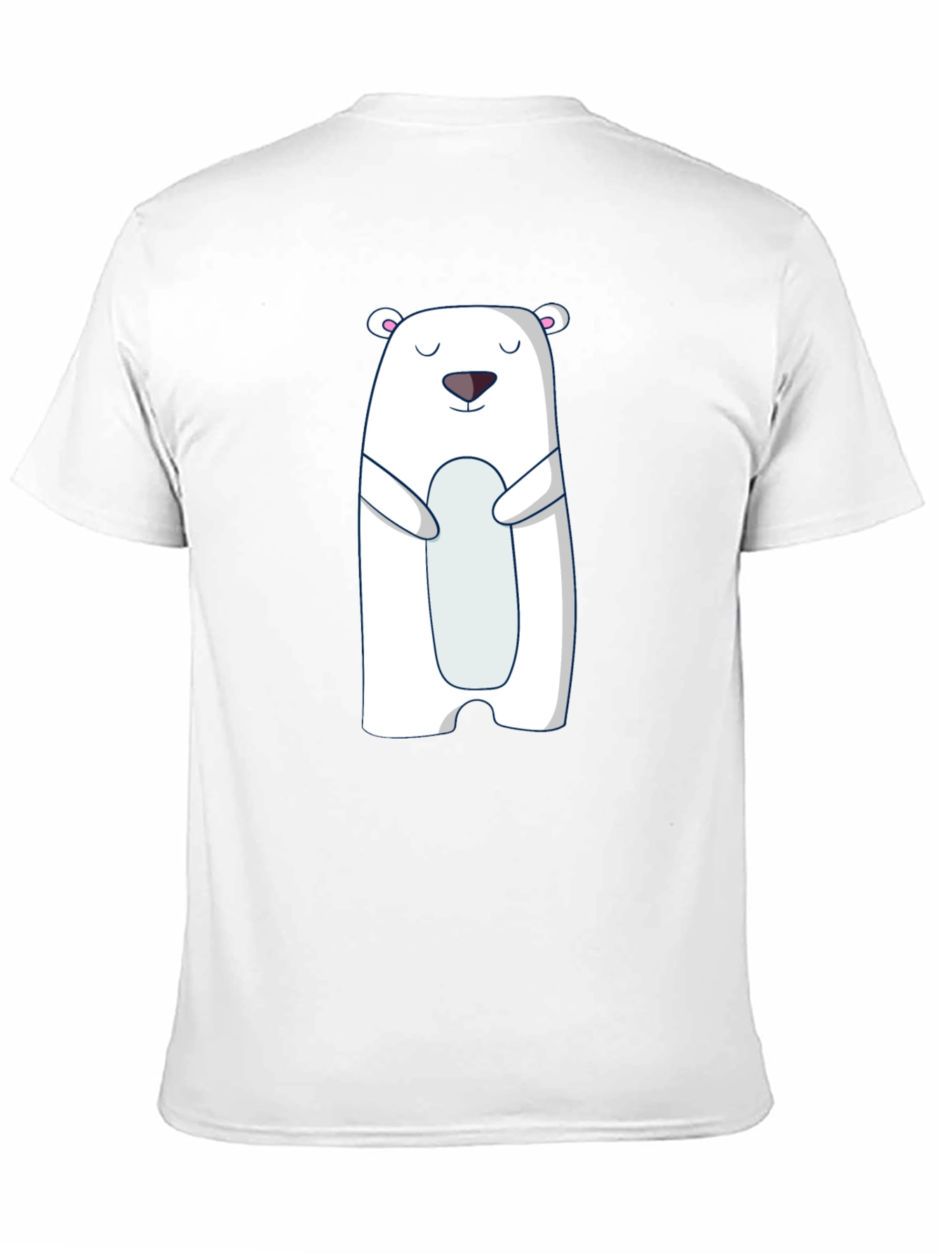 Polar Bear Graphic Tee - Cute Black T-Shirt