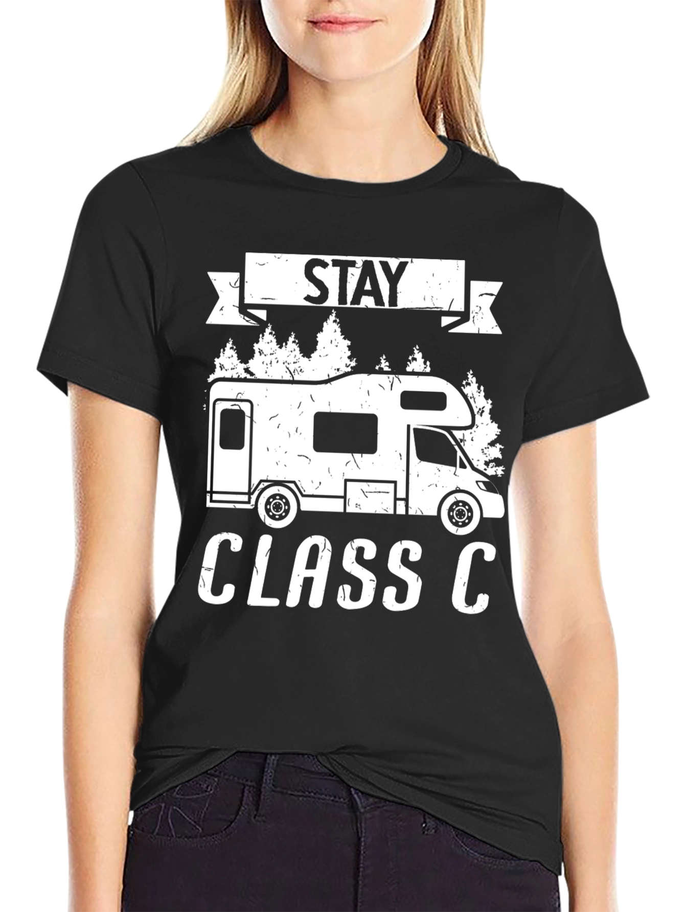 Stay Class C RV Camping T-Shirt