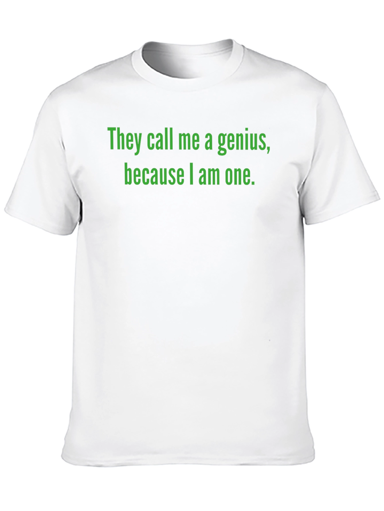 Genius Statement Graphic Tee - Soft Cotton Comfort