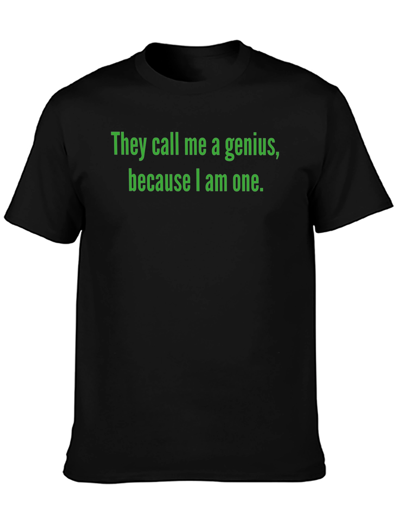Genius Statement Graphic Tee - Soft Cotton Comfort
