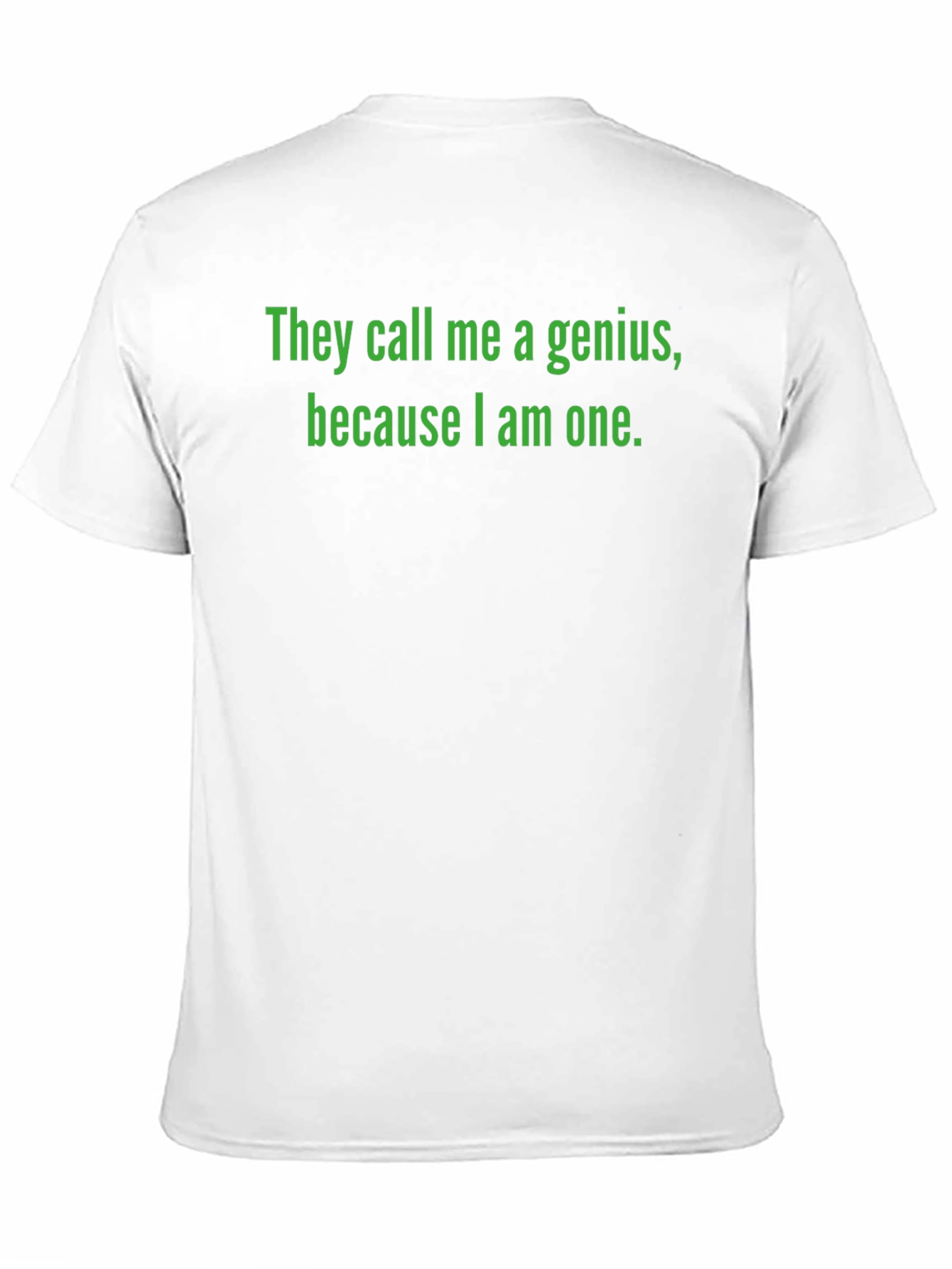 Genius Statement Graphic Tee - Soft Cotton Comfort