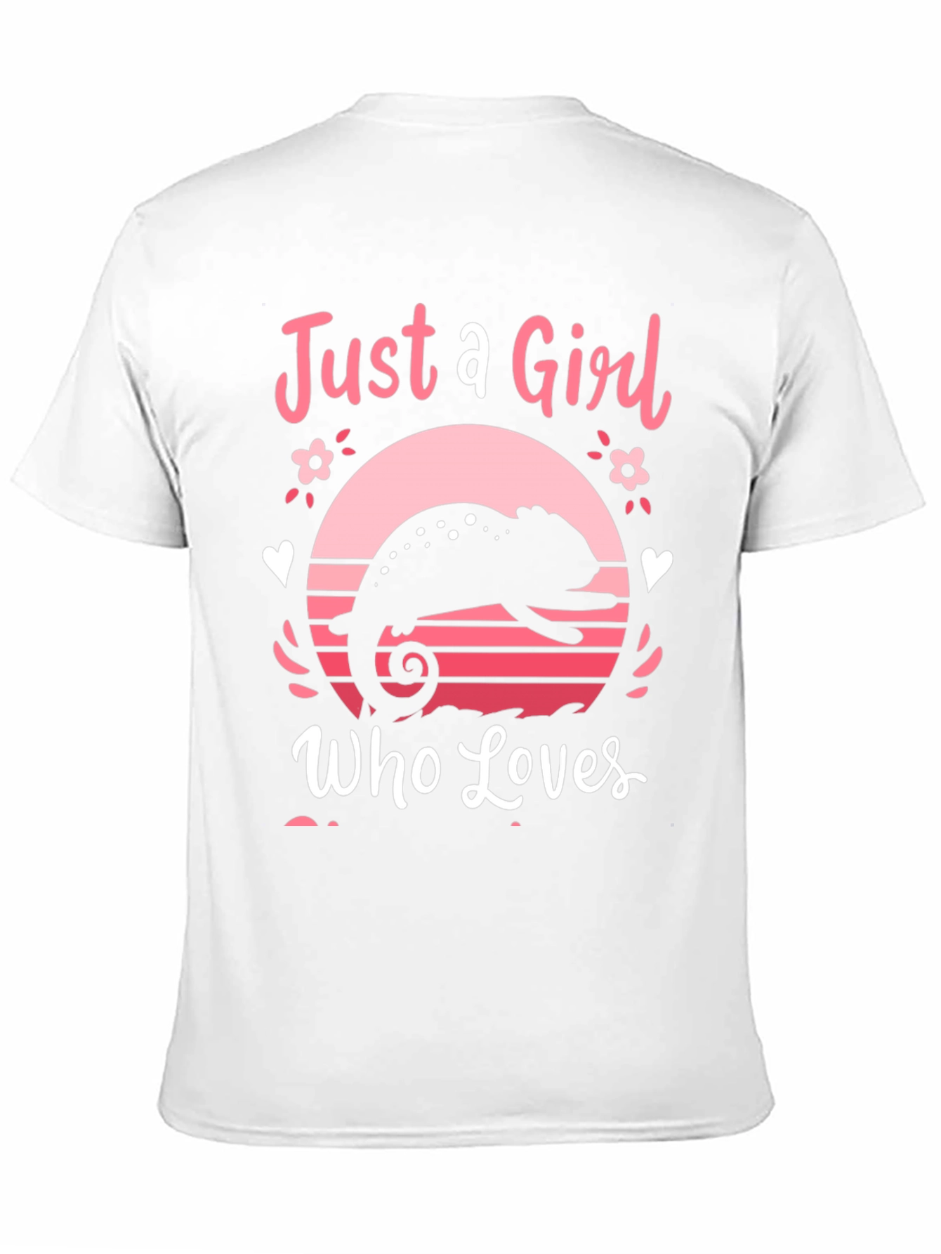 Just a Girl Who Loves Chameleons T-Shirt