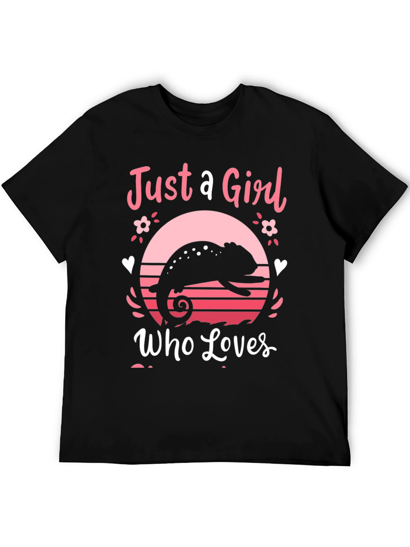 Just a Girl Who Loves Chameleons T-Shirt