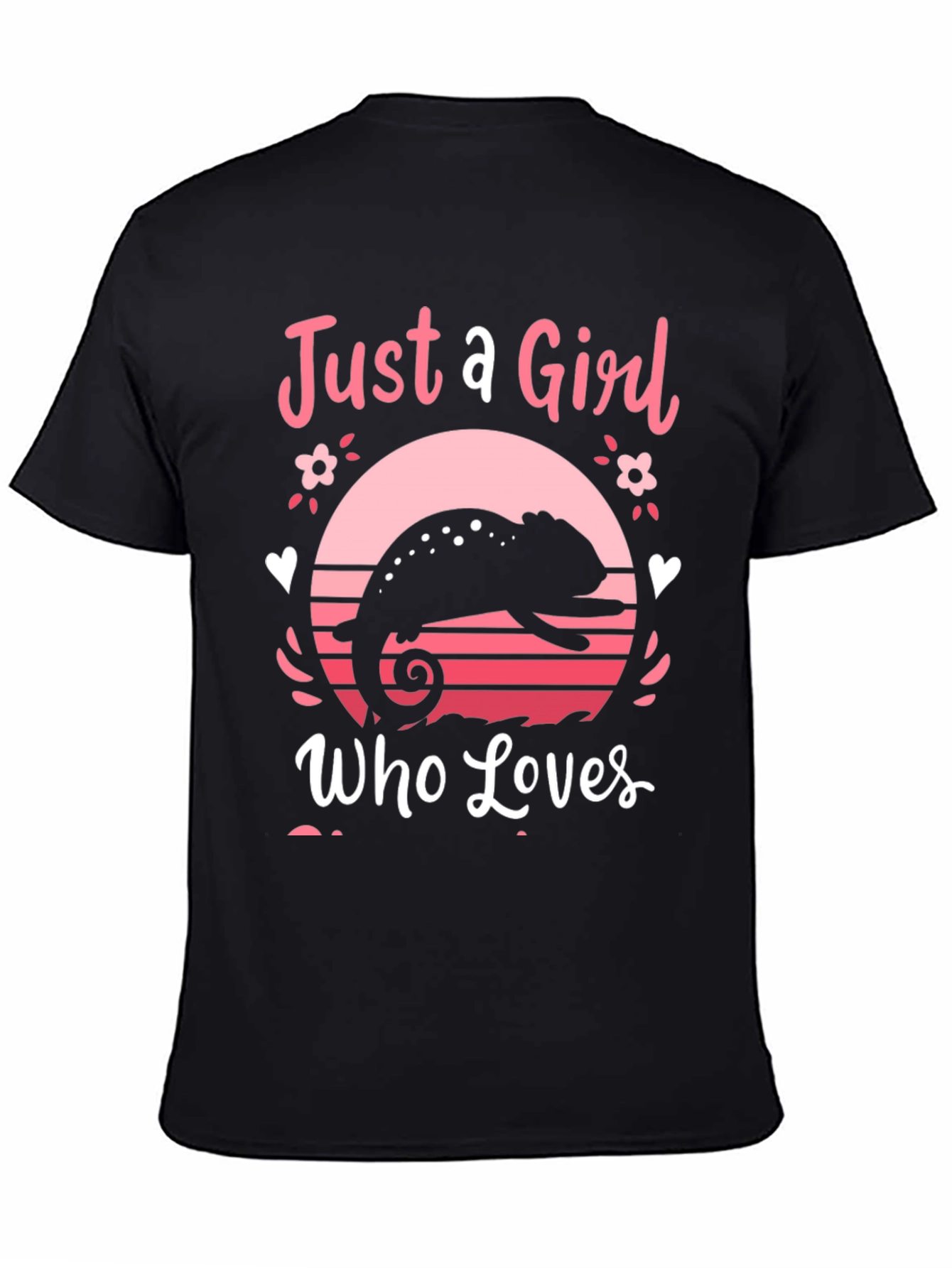 Just a Girl Who Loves Chameleons T-Shirt