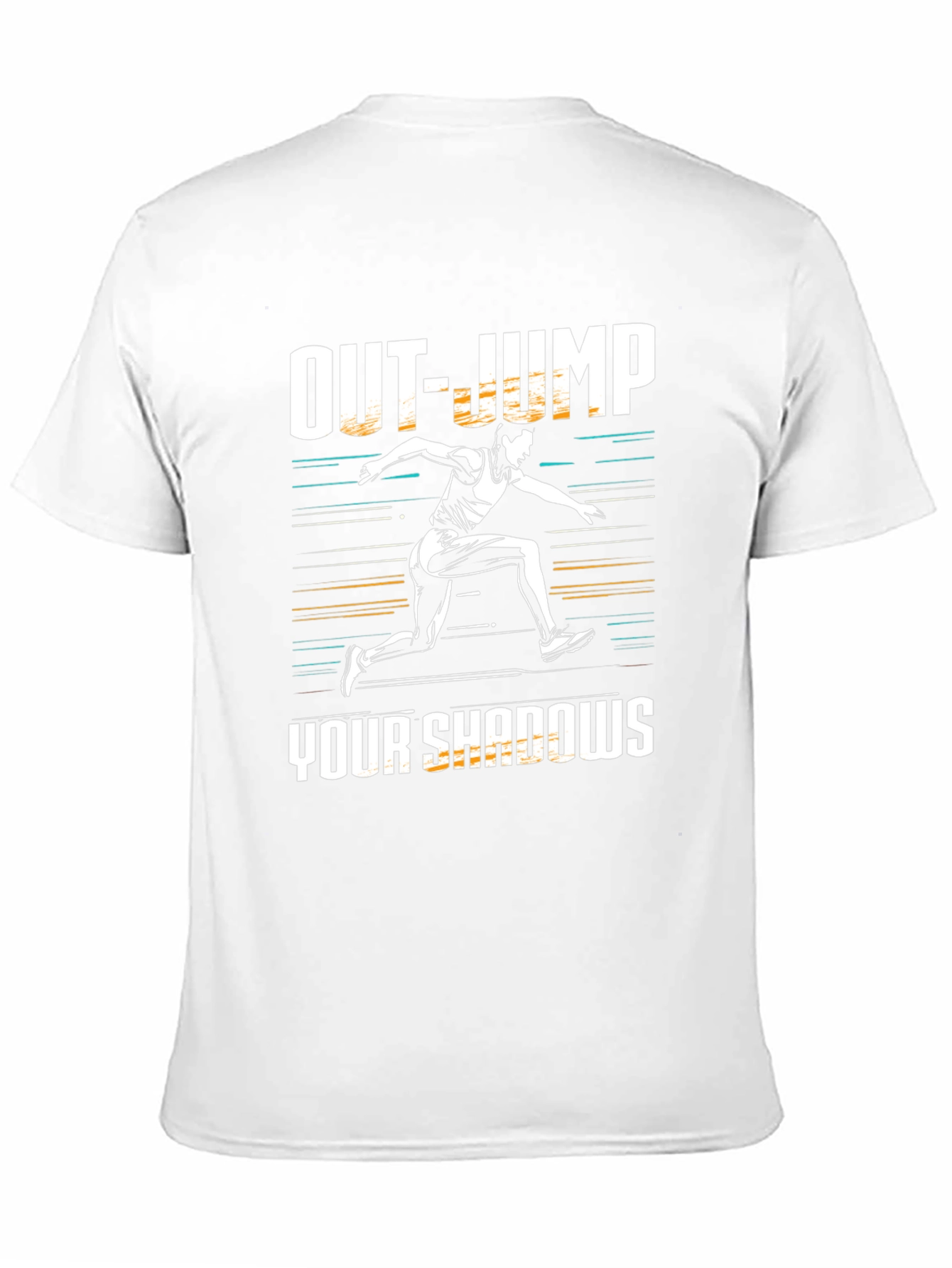 Out-Jump Your Shadows Graphic Tee - Motivational Shirt