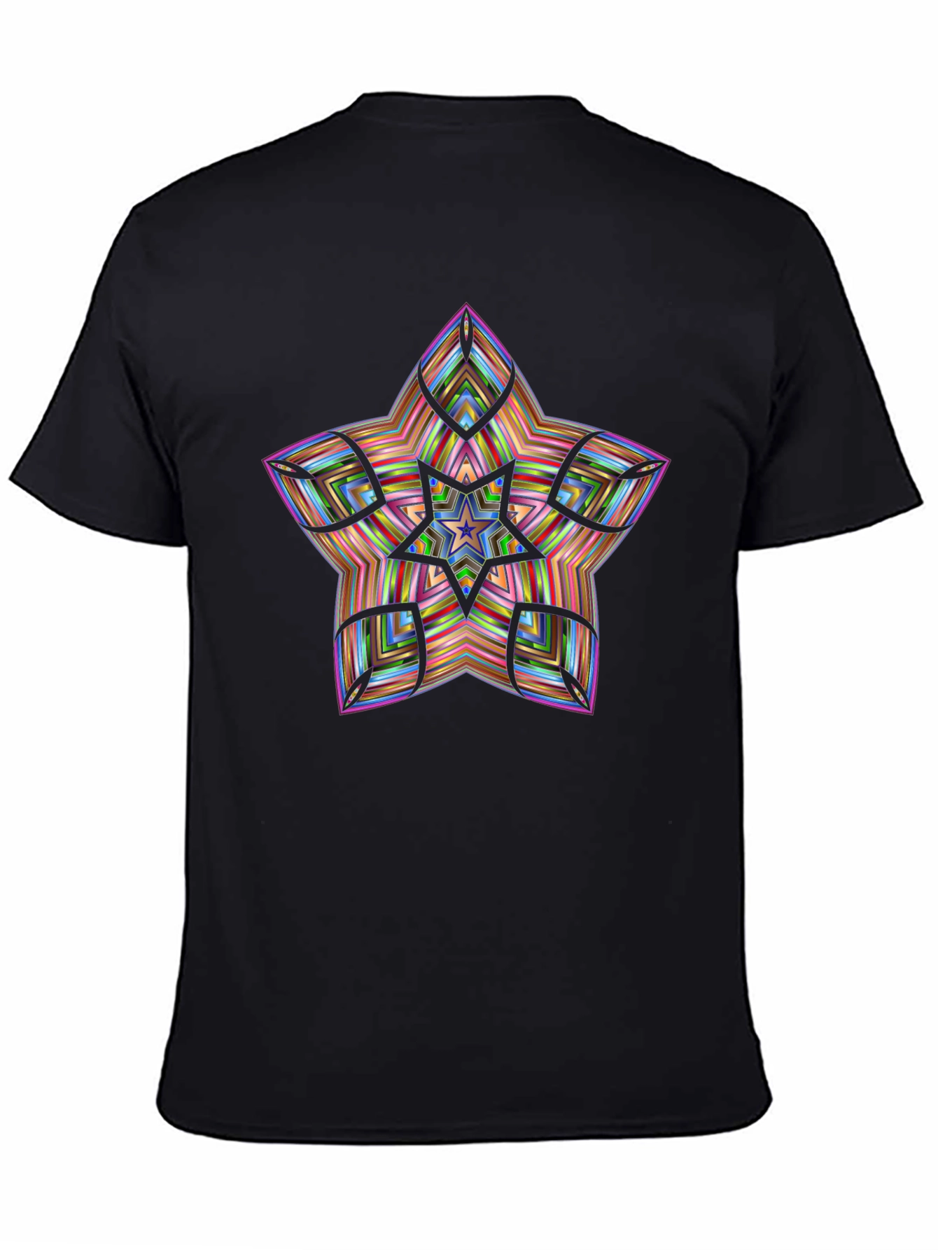 Kaleidoscope Star Graphic Tee - Stylish & Unique!