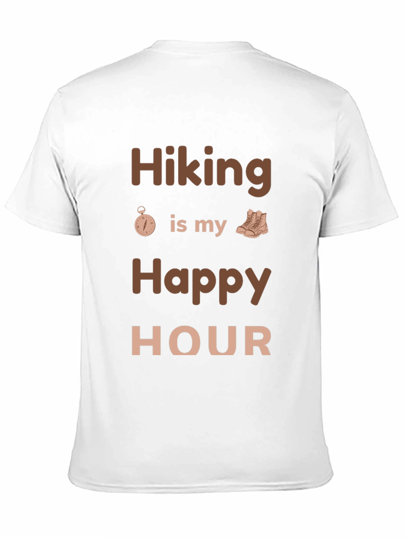 Hiking is My Happy Hour Graphic Tee