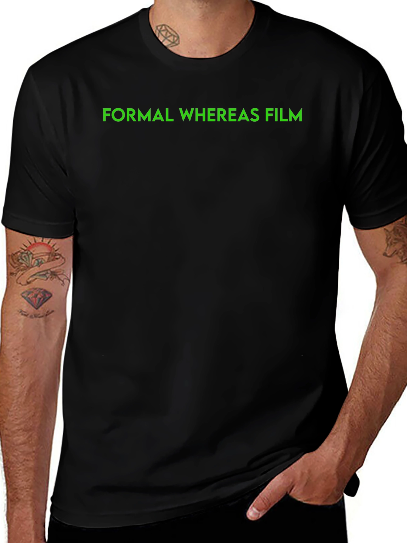 Formal Whereas Film Black T-Shirt