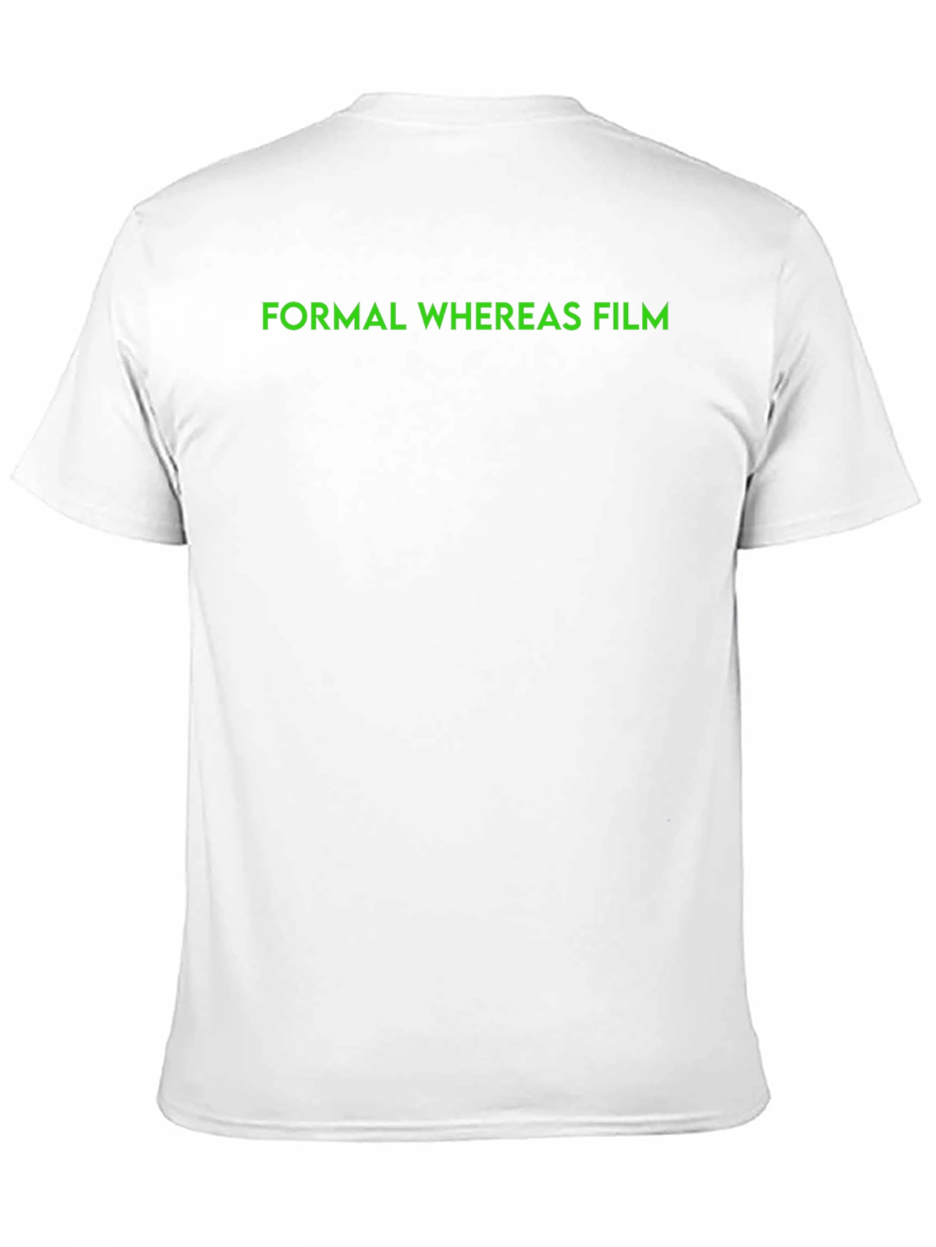 Formal Whereas Film Black T-Shirt