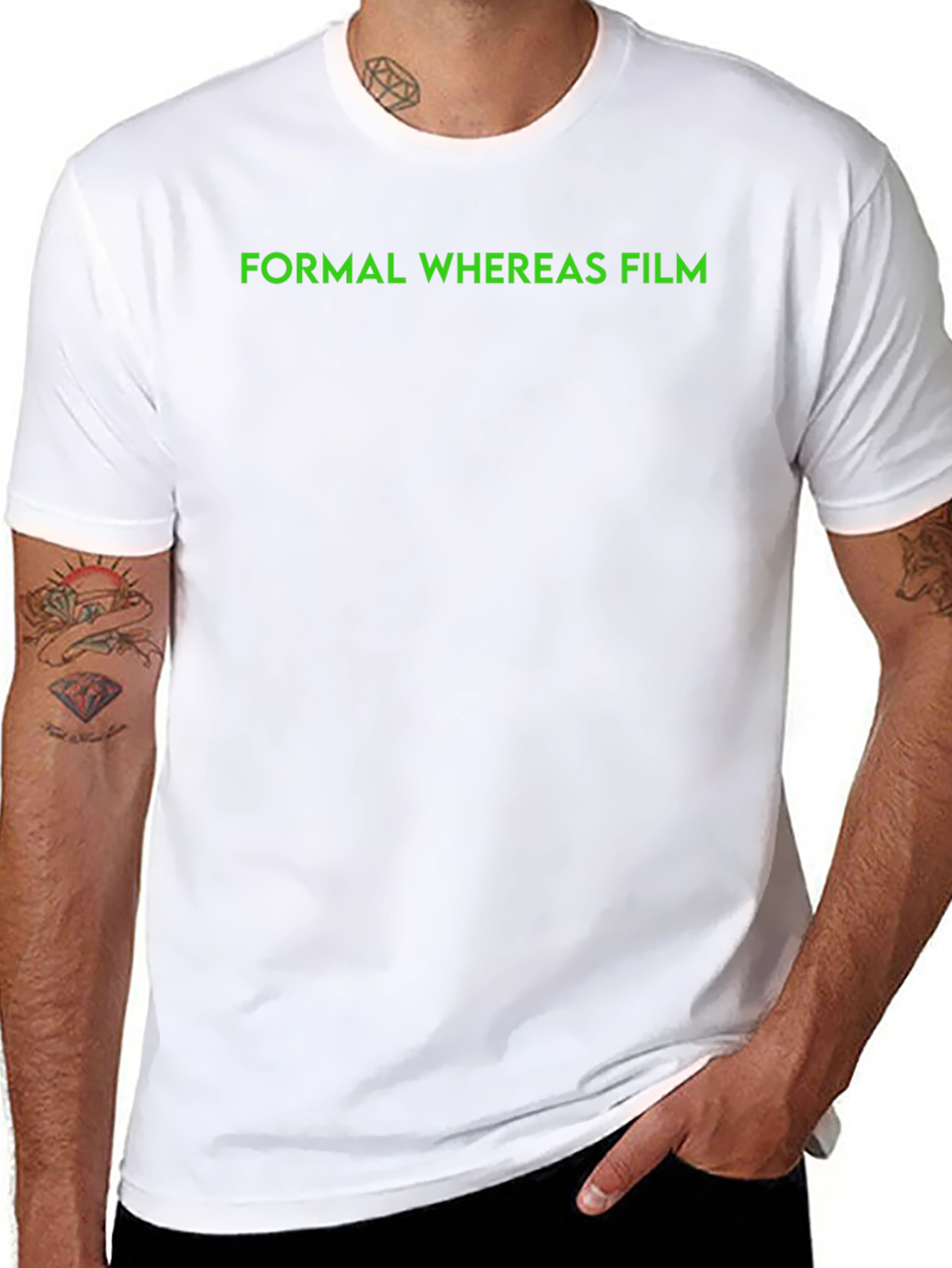 Formal Whereas Film Black T-Shirt