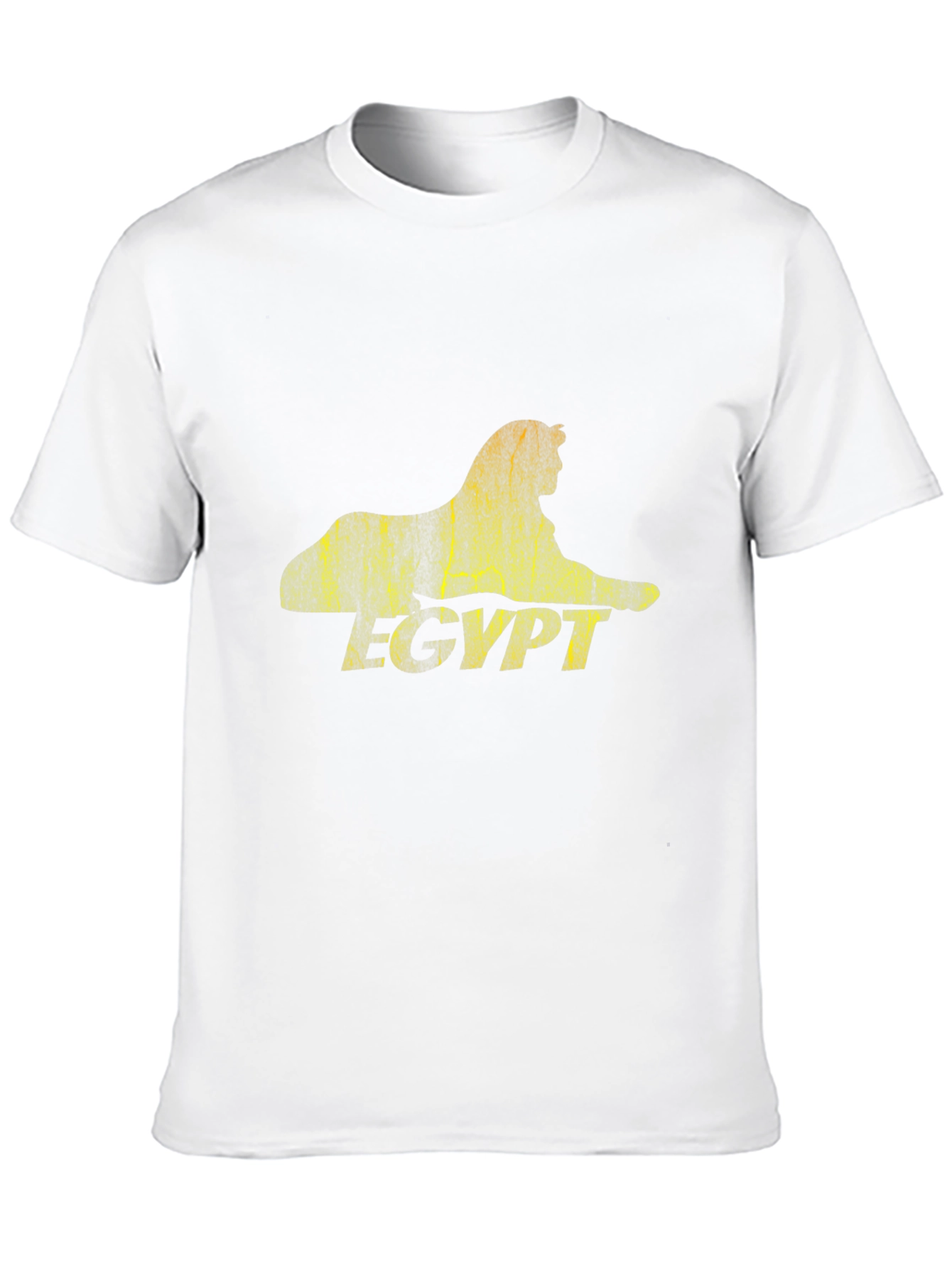Egypt Sphinx Graphic Black T-Shirt