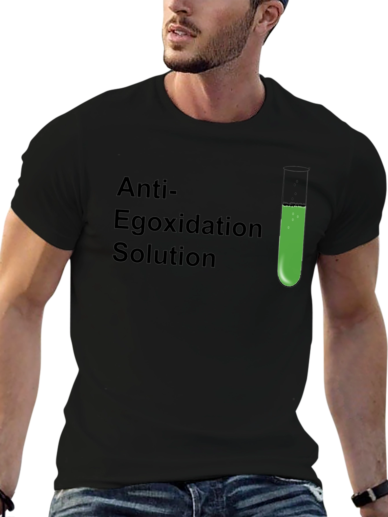 Anti-Egoxidation Solution Black T-Shirt