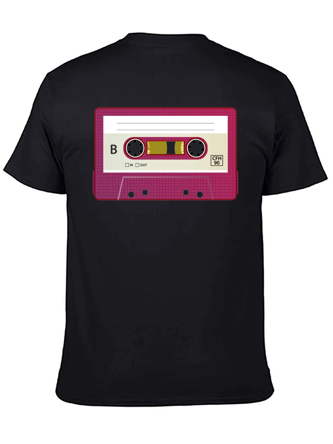 Retro Cassette Tape Graphic T-Shirt - Classic Throwback Tee