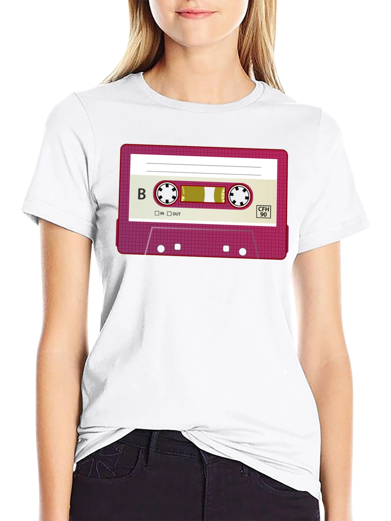 Retro Cassette Tape Graphic T-Shirt - Classic Throwback Tee