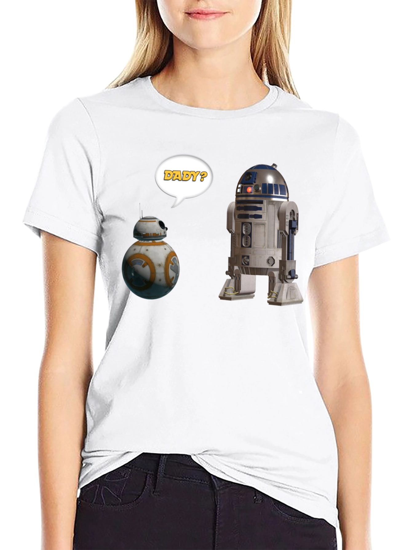 Star Wars Droids Dady? Graphic T-Shirt