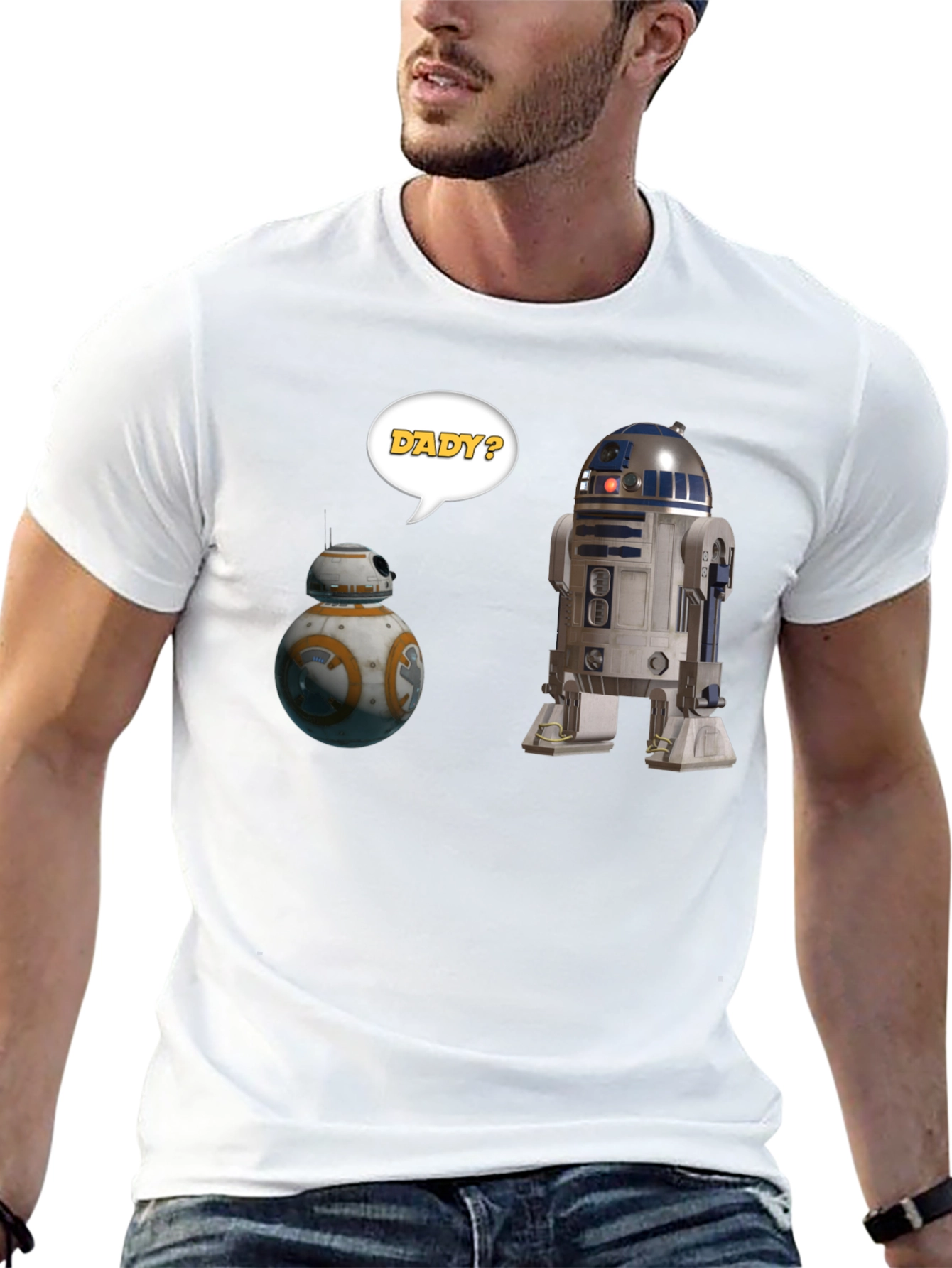 Star Wars Droids Dady? Graphic T-Shirt