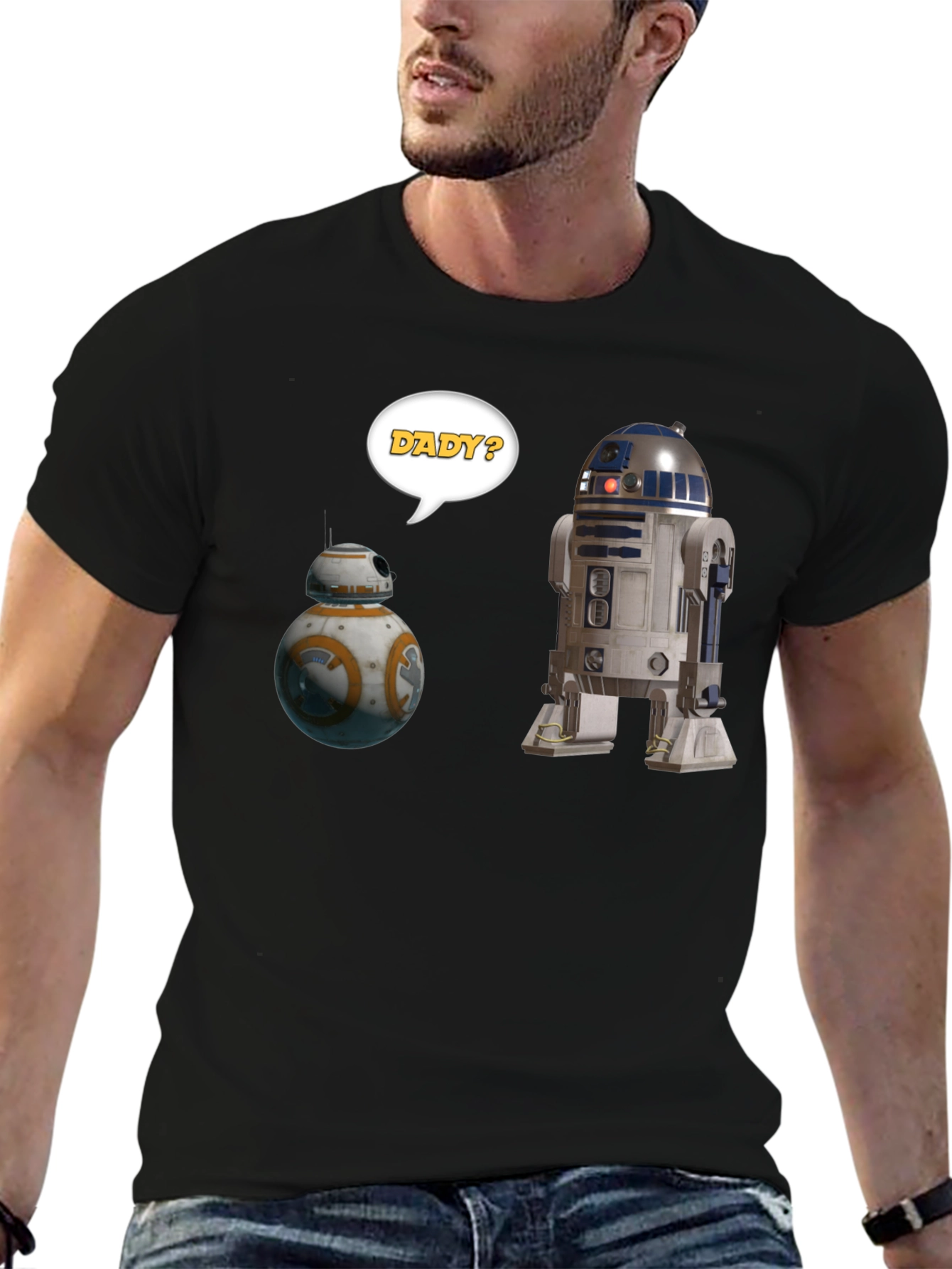 Star Wars Droids Dady? Graphic T-Shirt