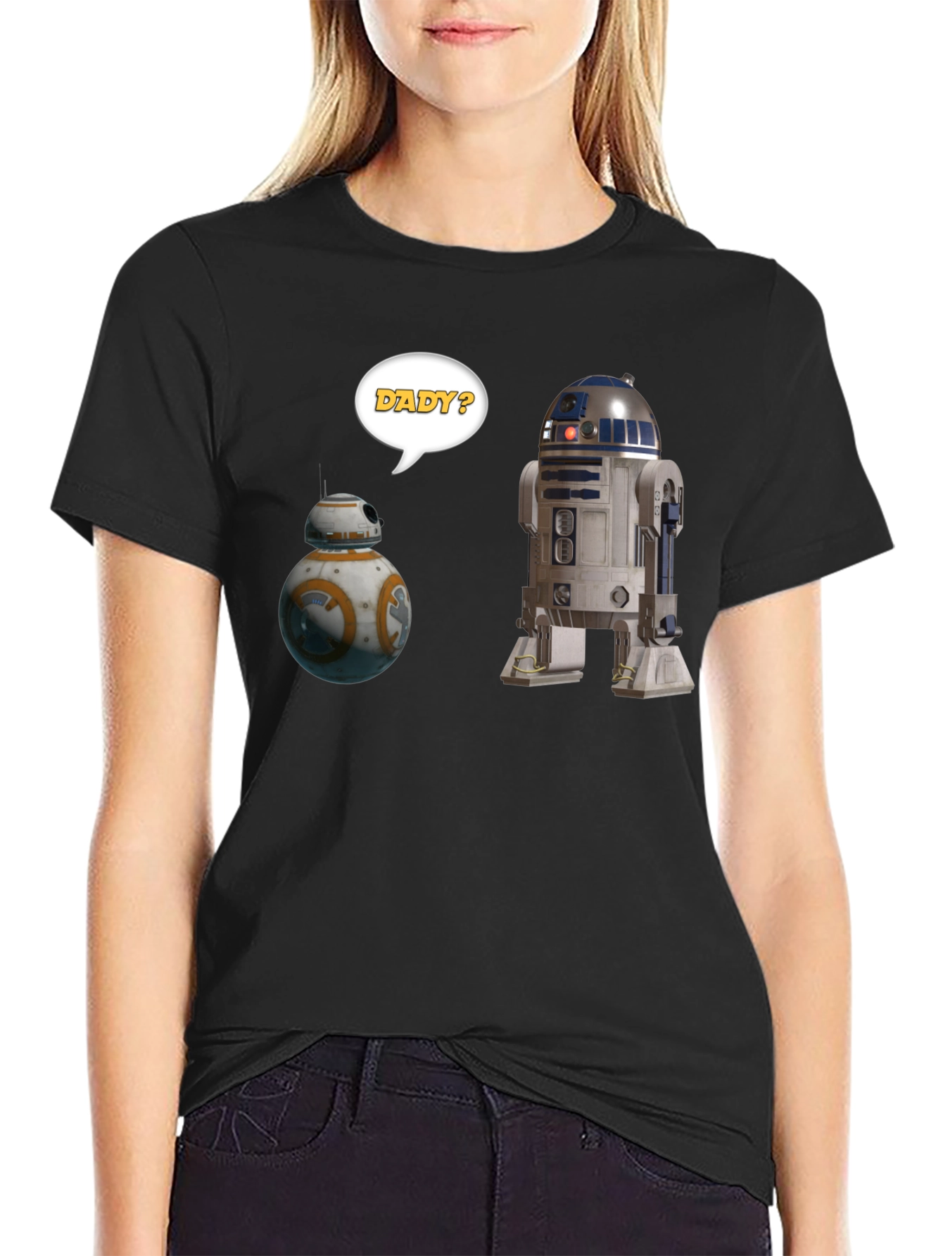 Star Wars Droids Dady? Graphic T-Shirt