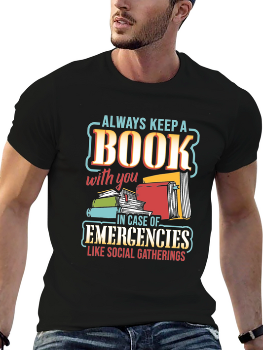 Book Lover T-Shirt - Always Keep A Book