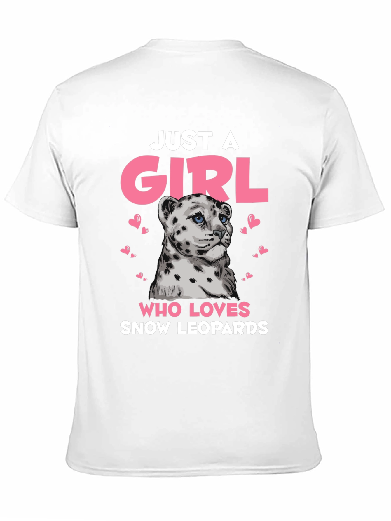 Snow Leopard Girls T-Shirt
