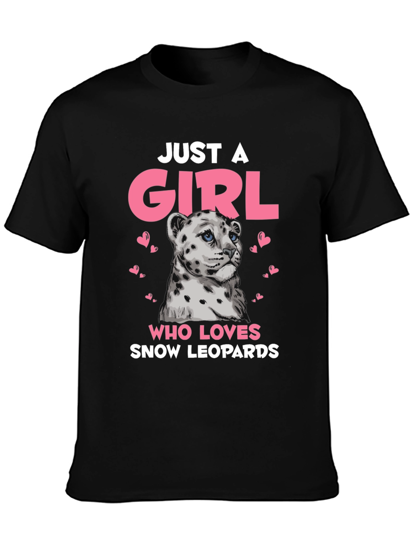 Snow Leopard Girls T-Shirt