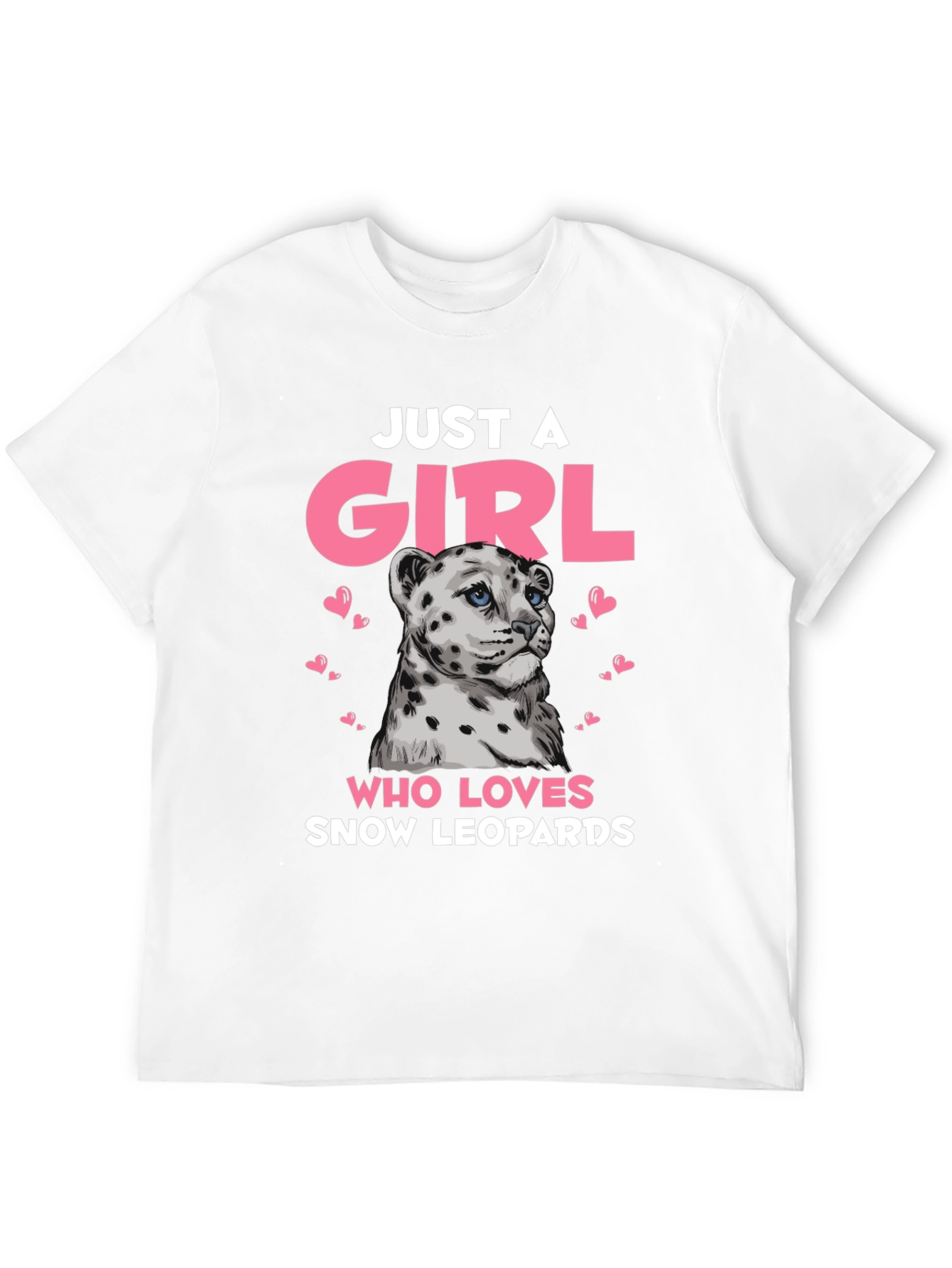 Snow Leopard Girls T-Shirt