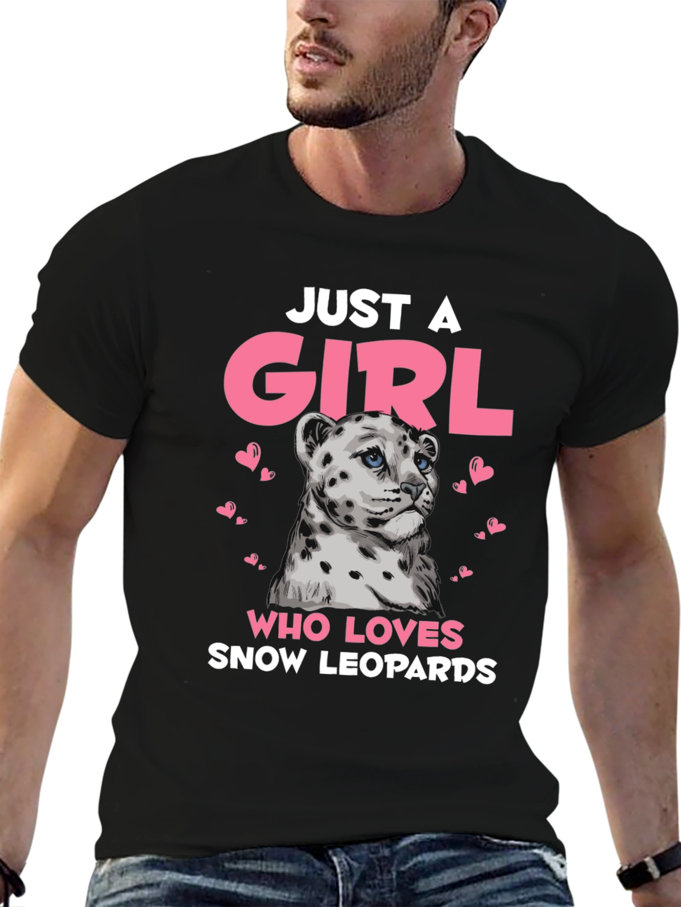 Snow Leopard Girls T-Shirt