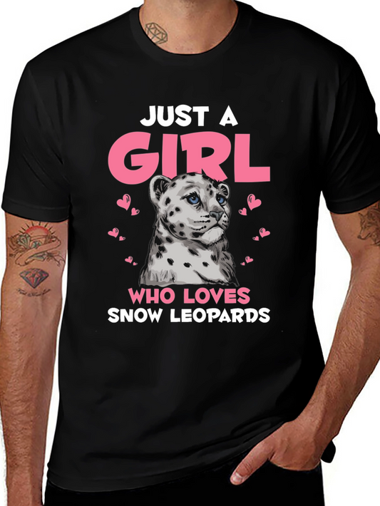 Snow Leopard Girls T-Shirt