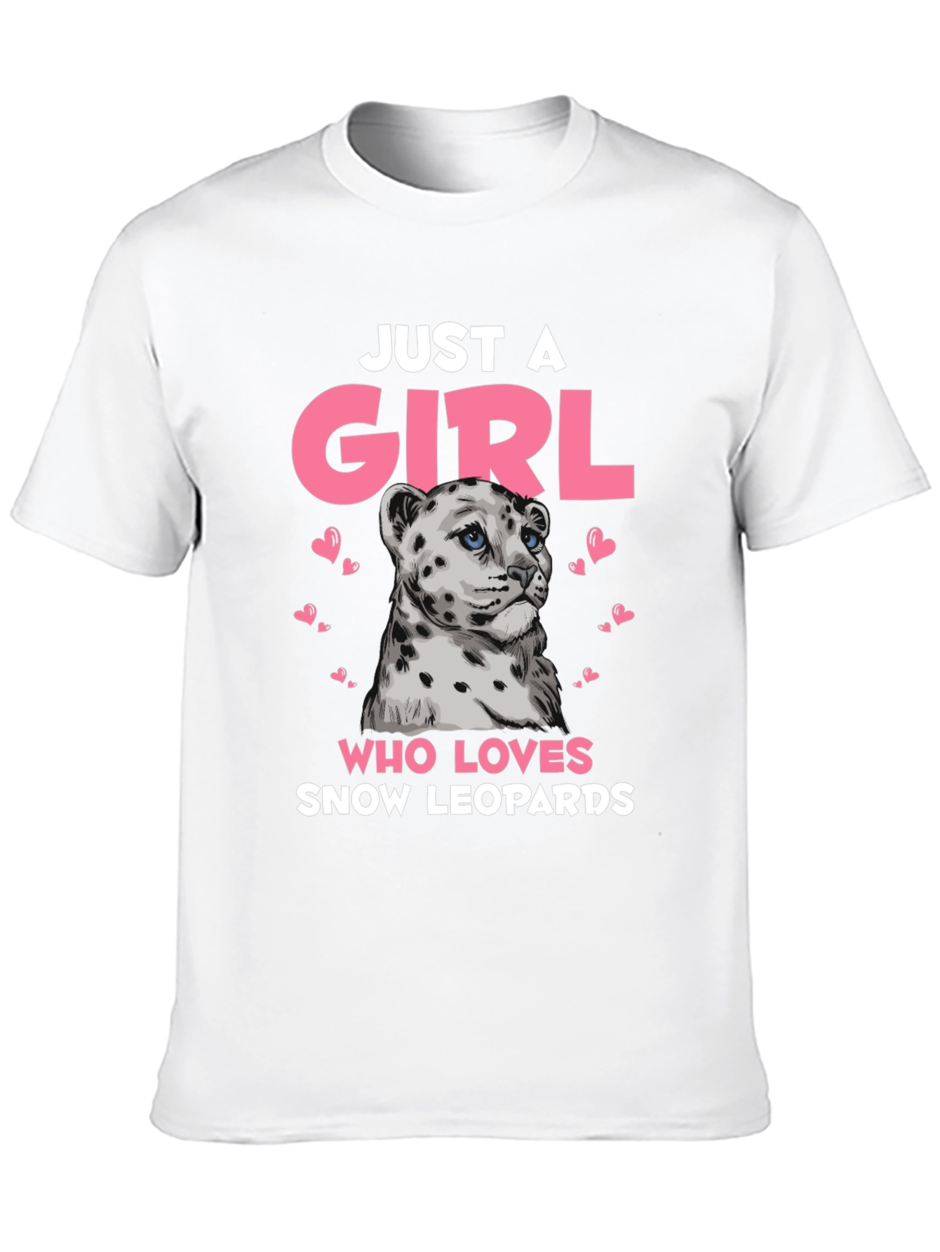 Snow Leopard Girls T-Shirt