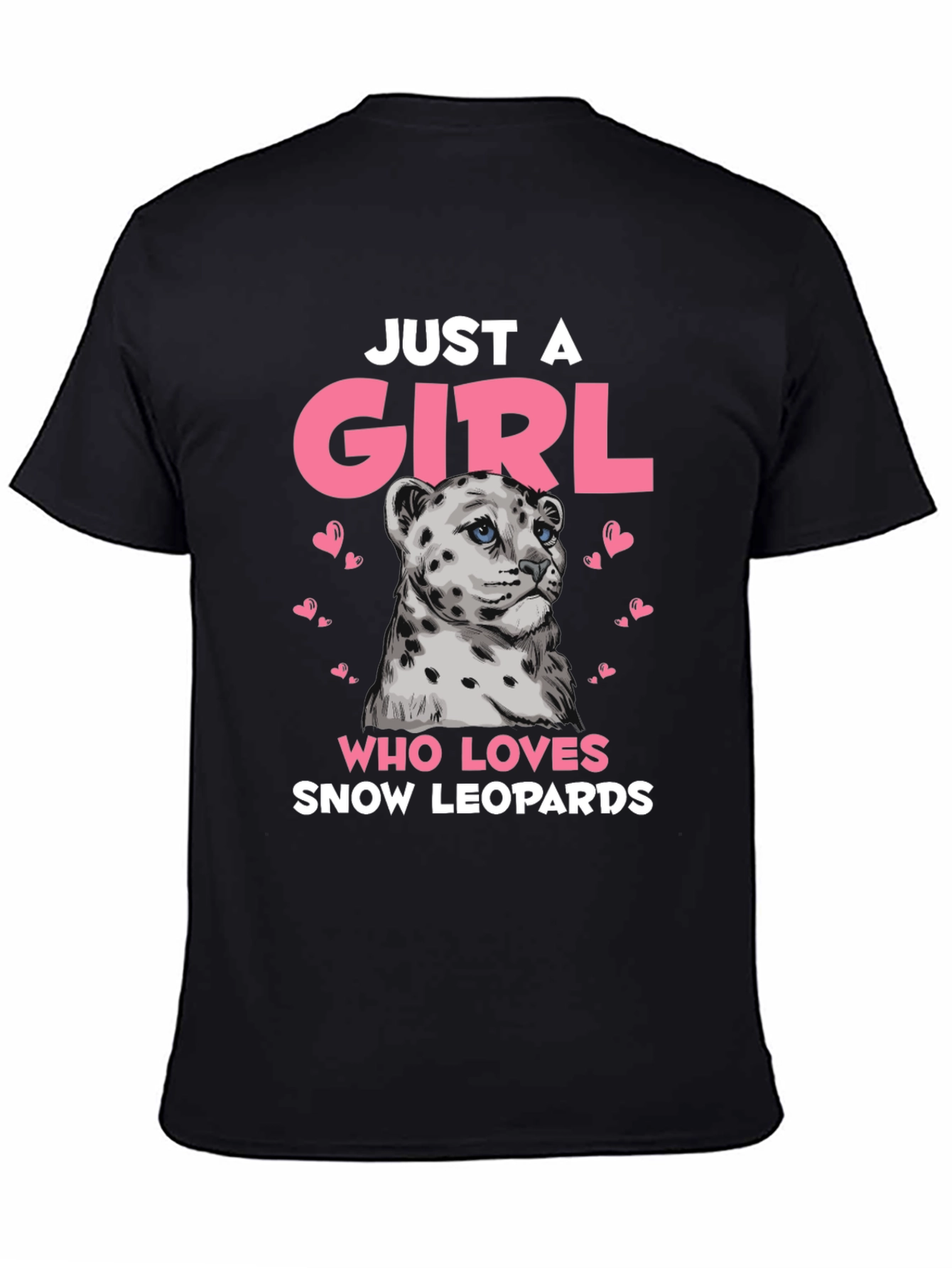 Snow Leopard Girls T-Shirt
