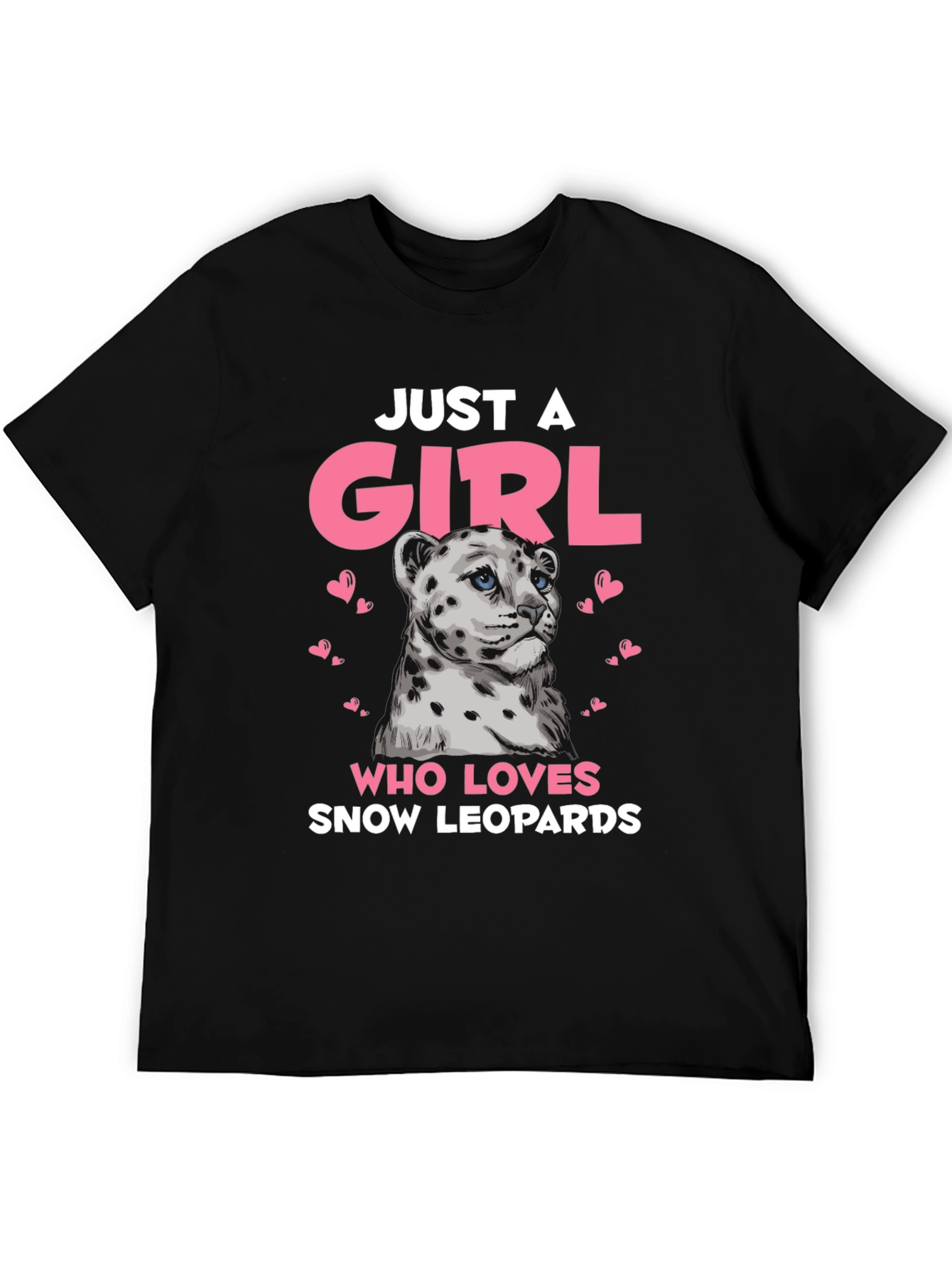 Snow Leopard Girls T-Shirt