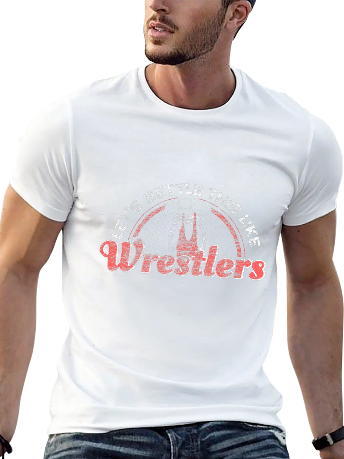 Wrestling Graphic T-Shirt: Lets Settle This