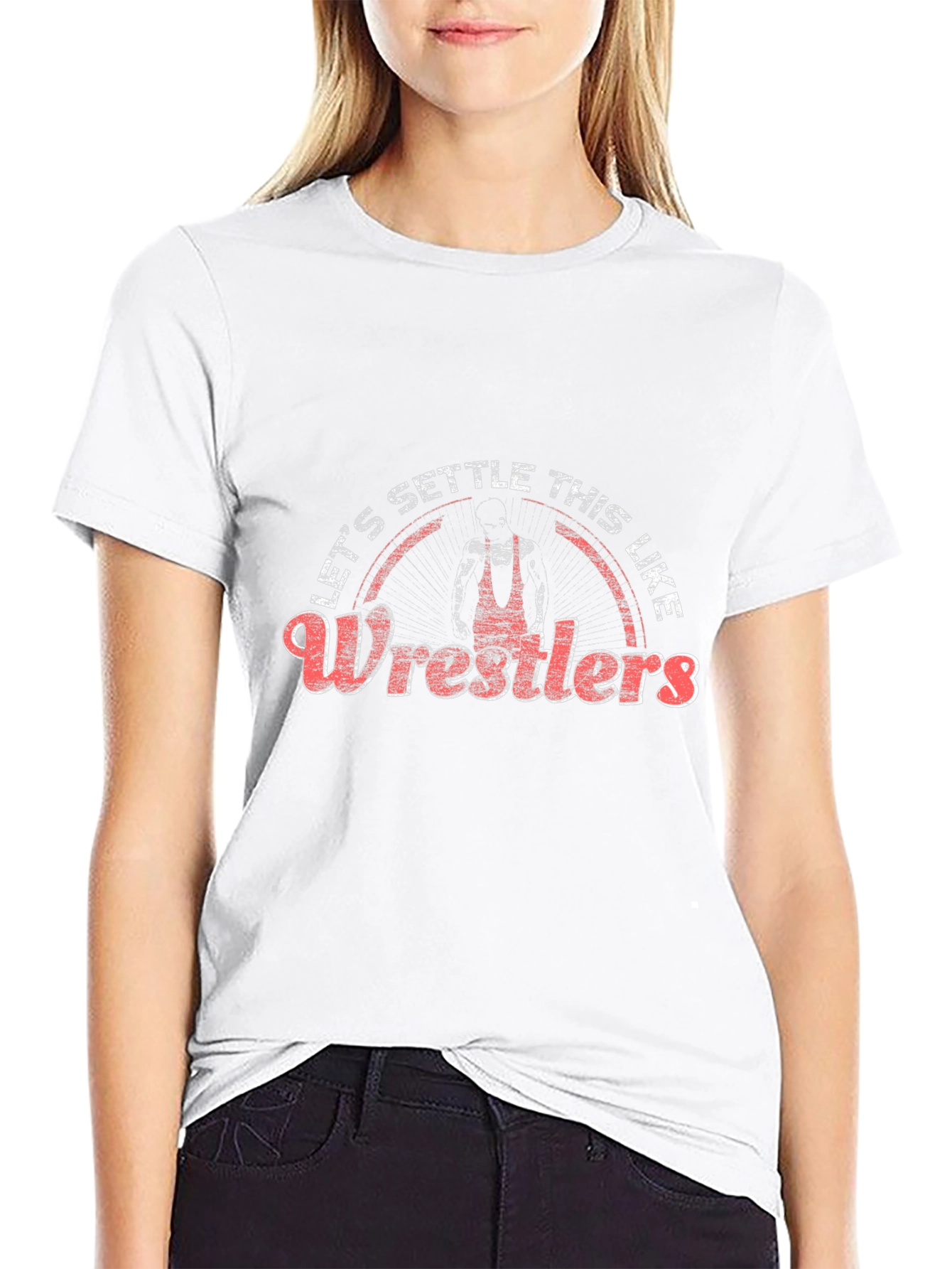 Wrestling Graphic T-Shirt: Lets Settle This