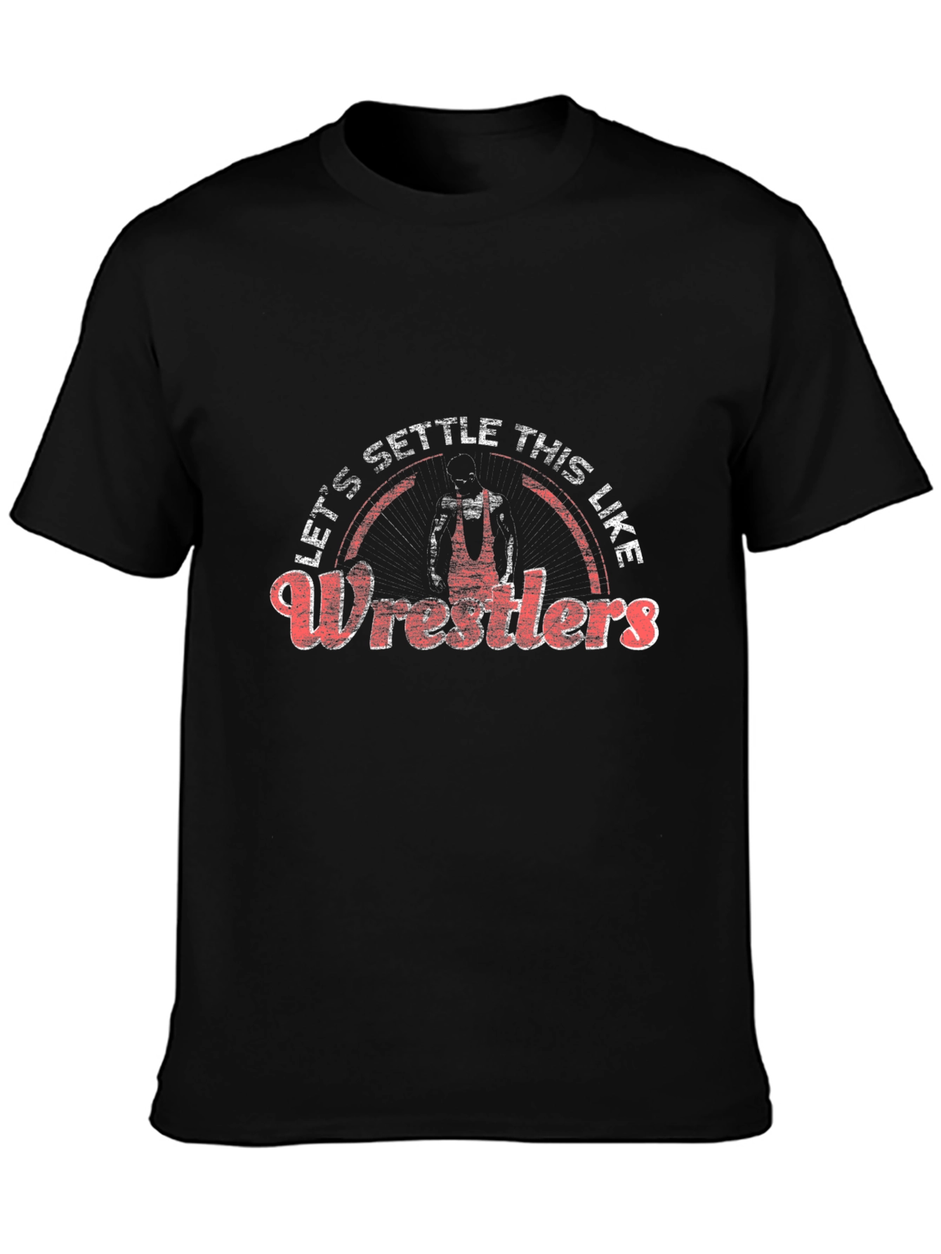 Wrestling Graphic T-Shirt: Lets Settle This