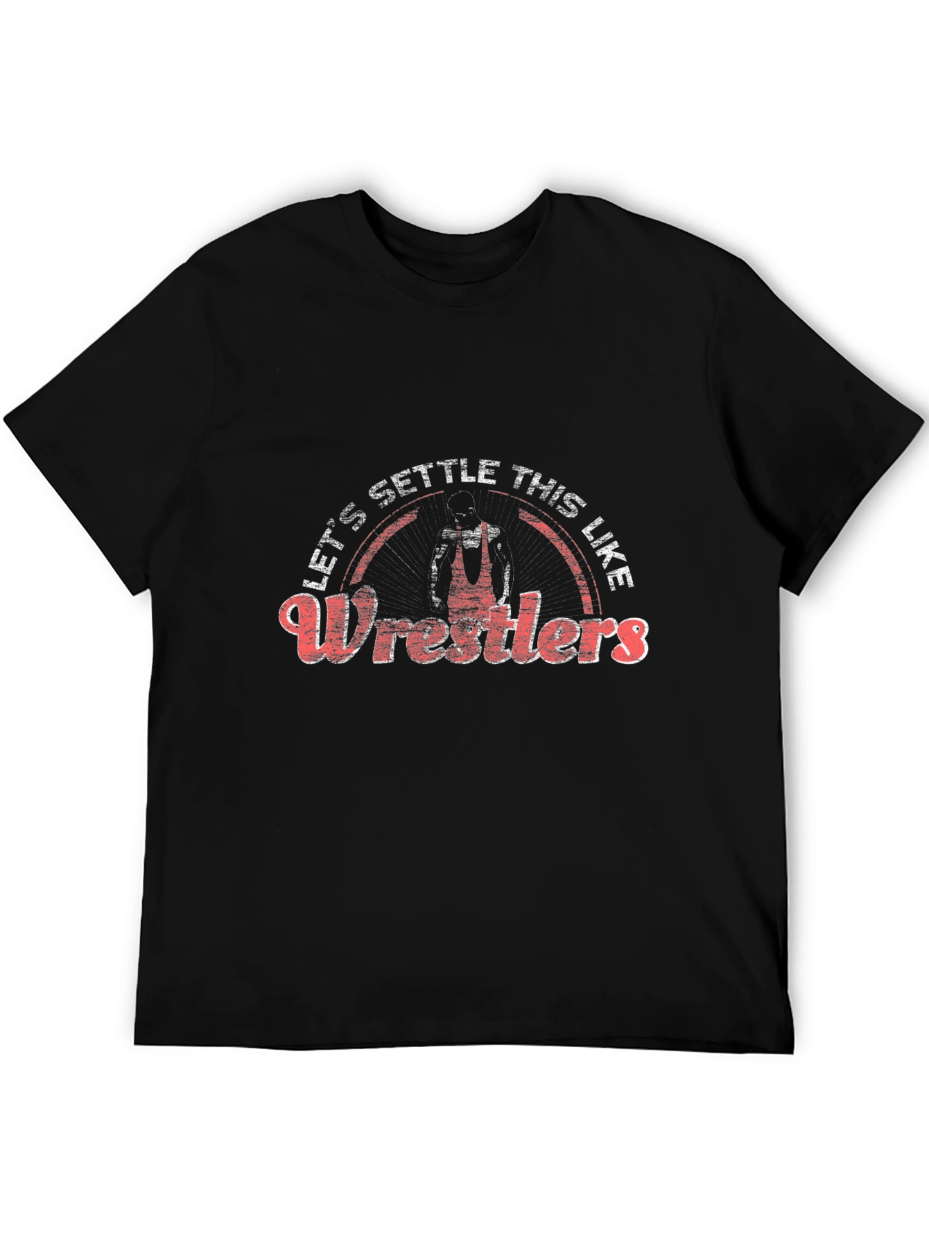 Wrestling Graphic T-Shirt: Lets Settle This